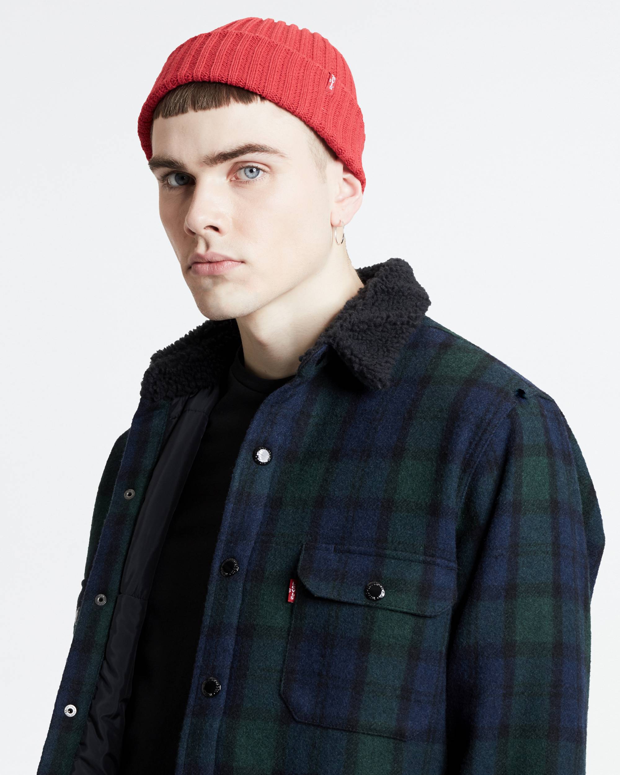 Beanie mit Rippenmuster 4