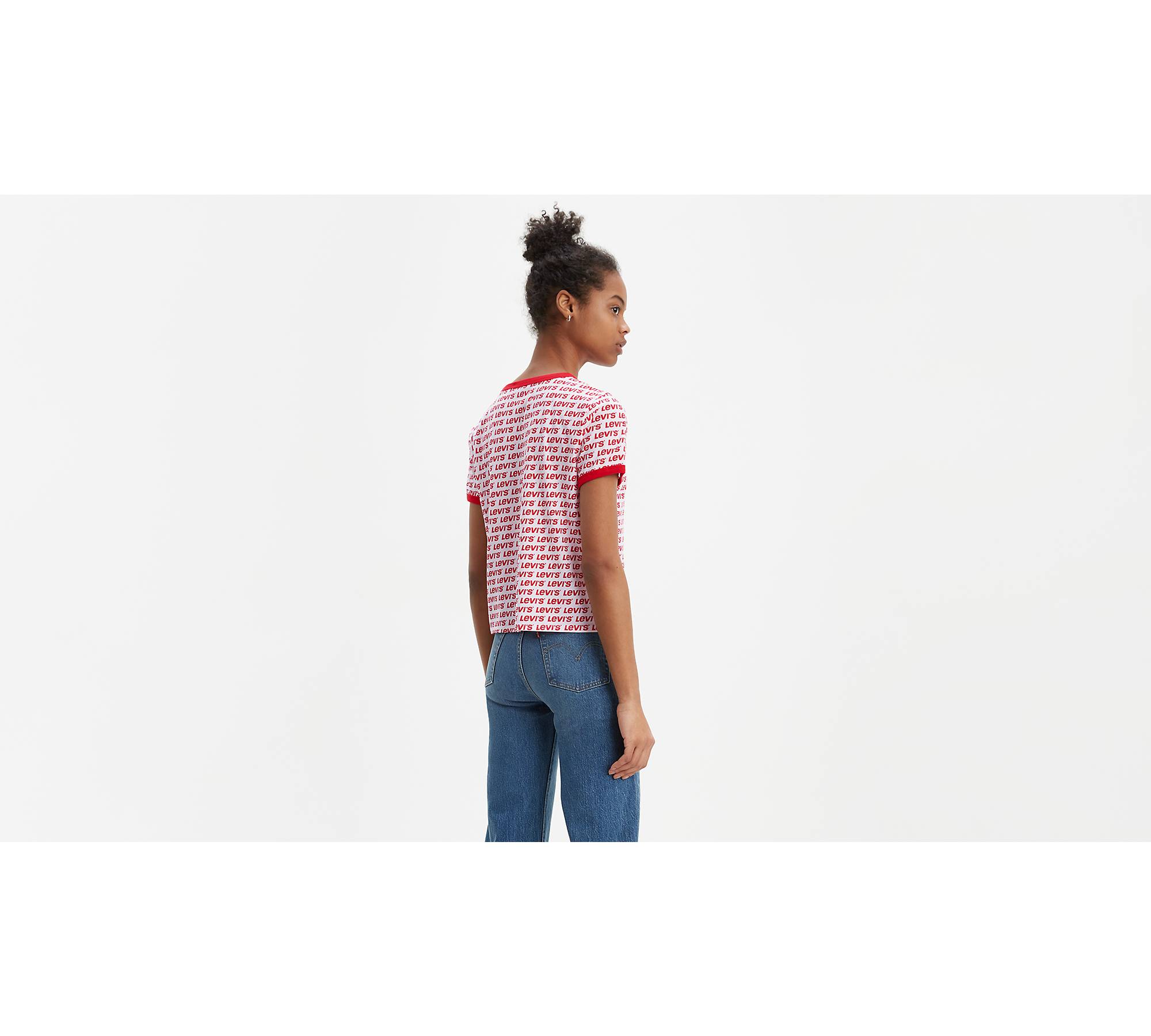 Graphic Ringer Surf Tee Shirt - Red | Levi's® US