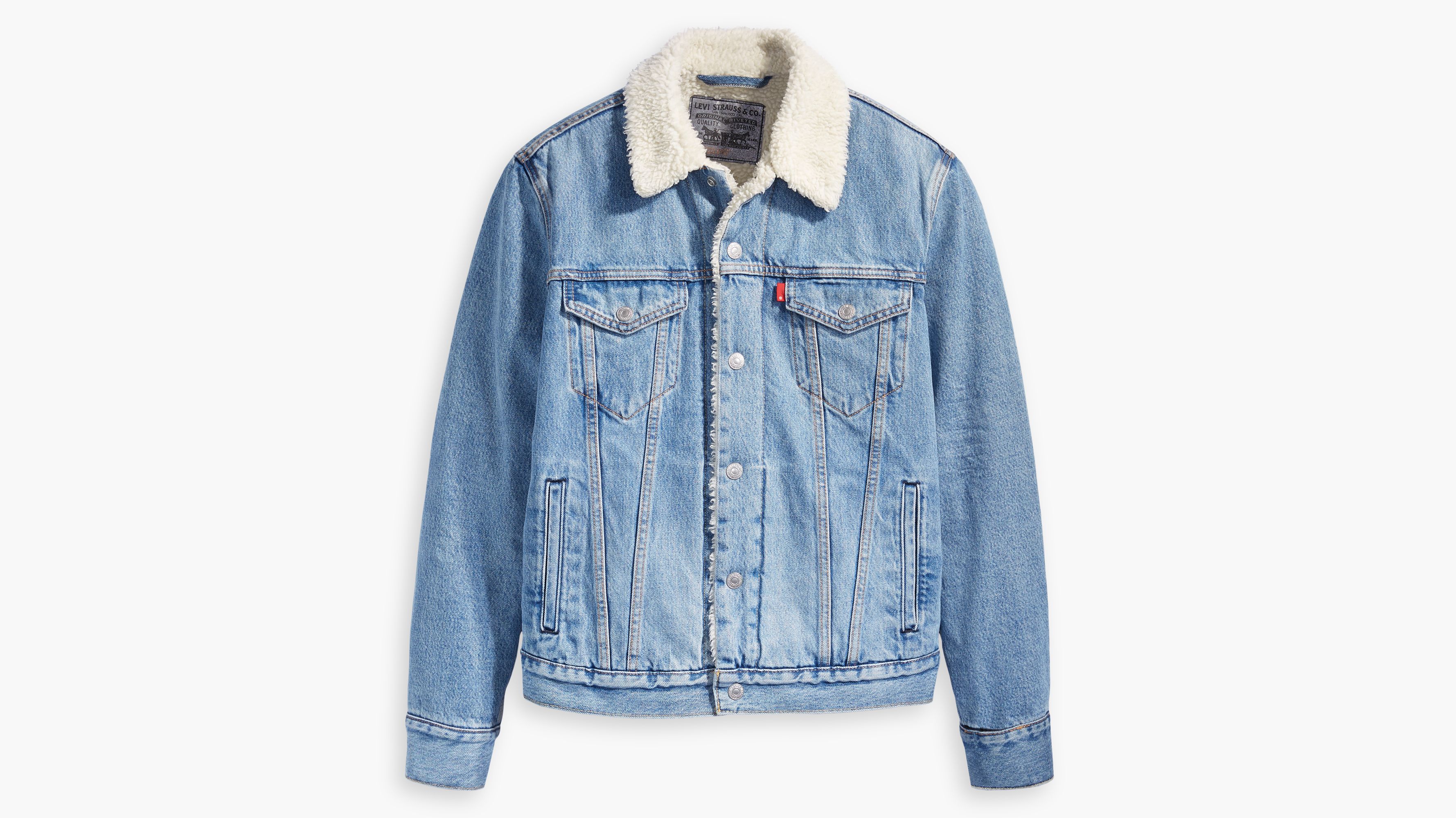 Levi's youngstown sherpa store trucker jacket