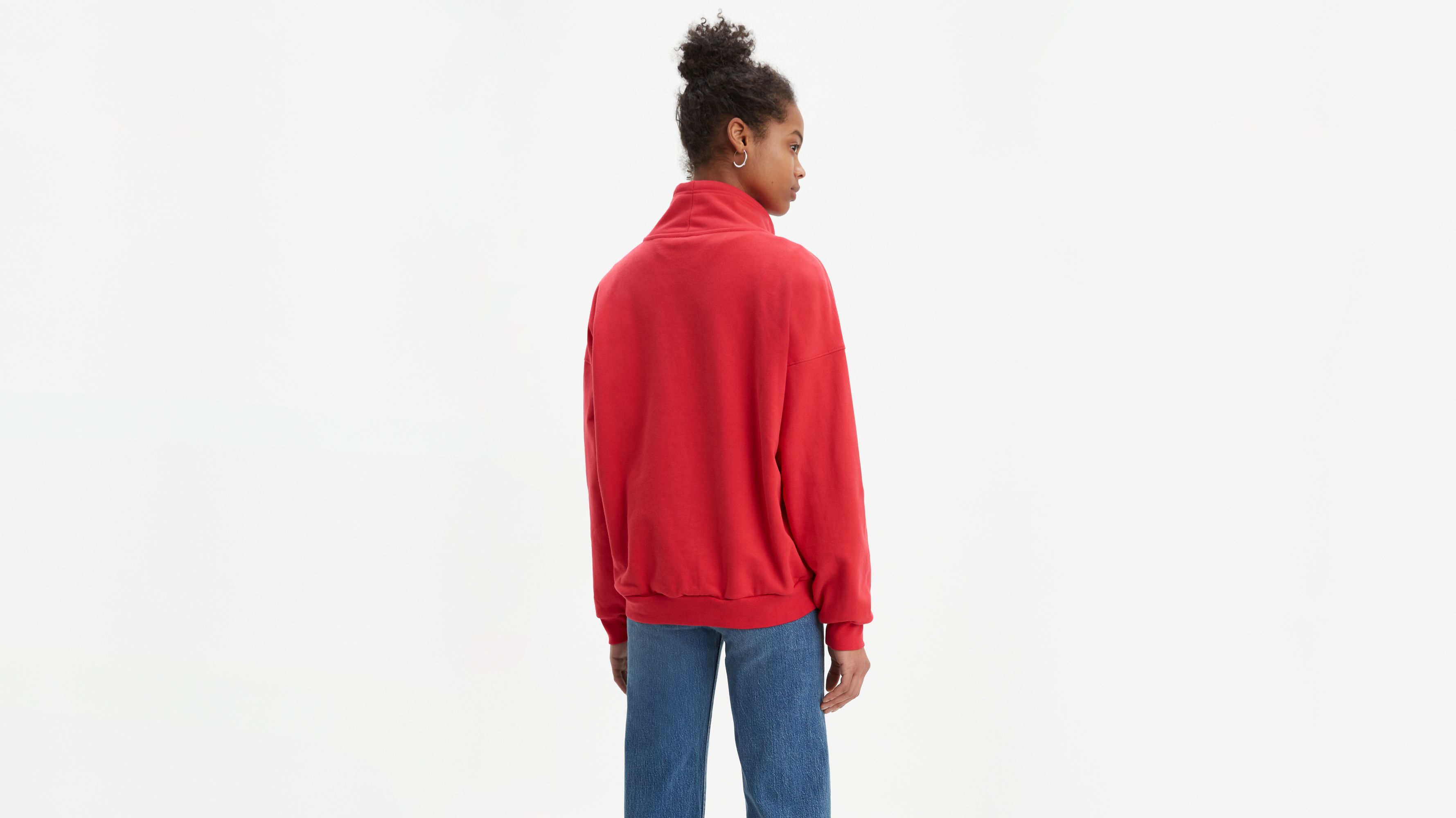 Levi's sadie funnel neck sweatshirt sale