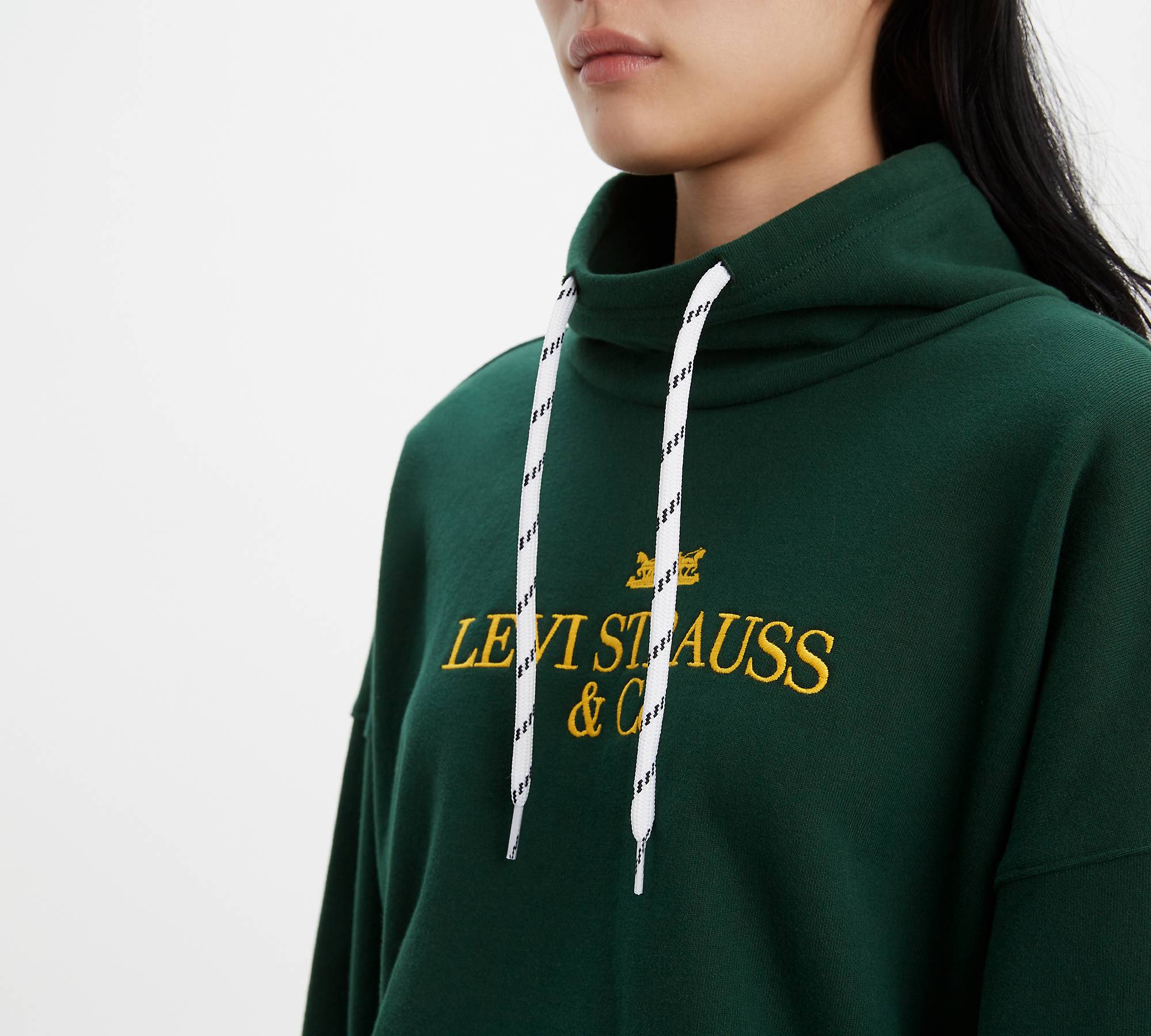 Levi's sadie funnel neck sweatshirt Clearance