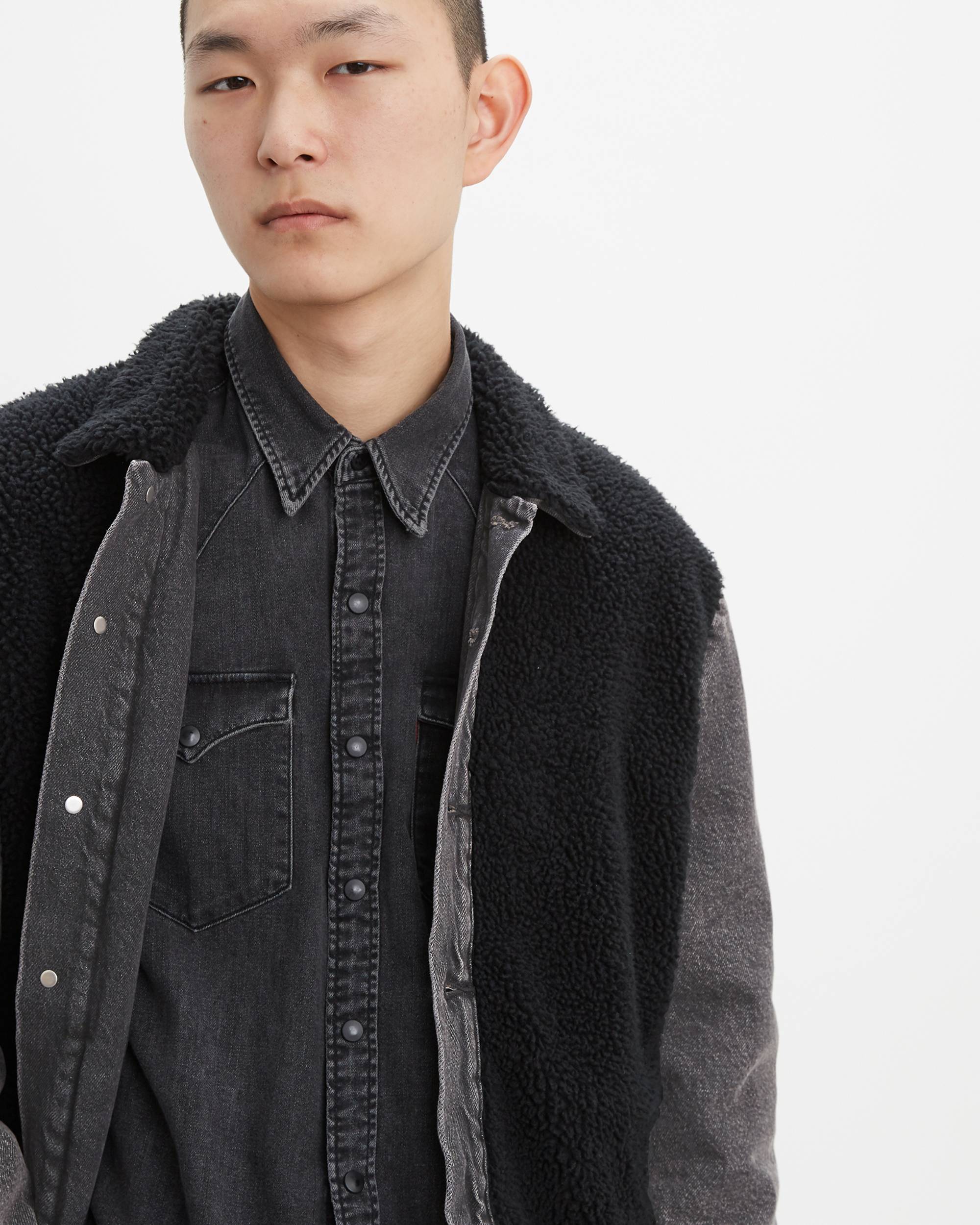 Sherpa Panel Trucker Jacket 3