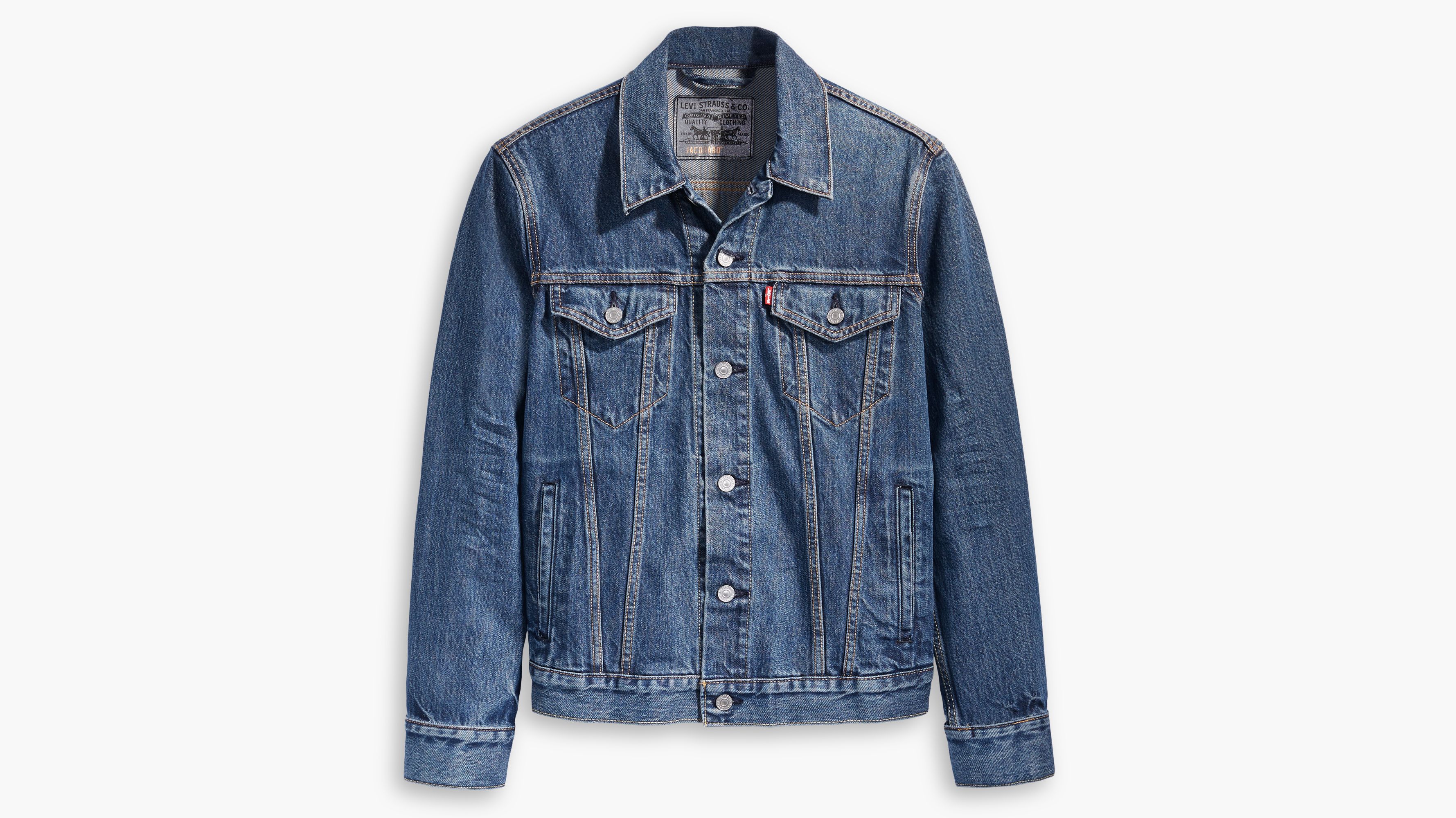 Levi s Trucker Jacket With Jacquard By Google Black Levi s GB