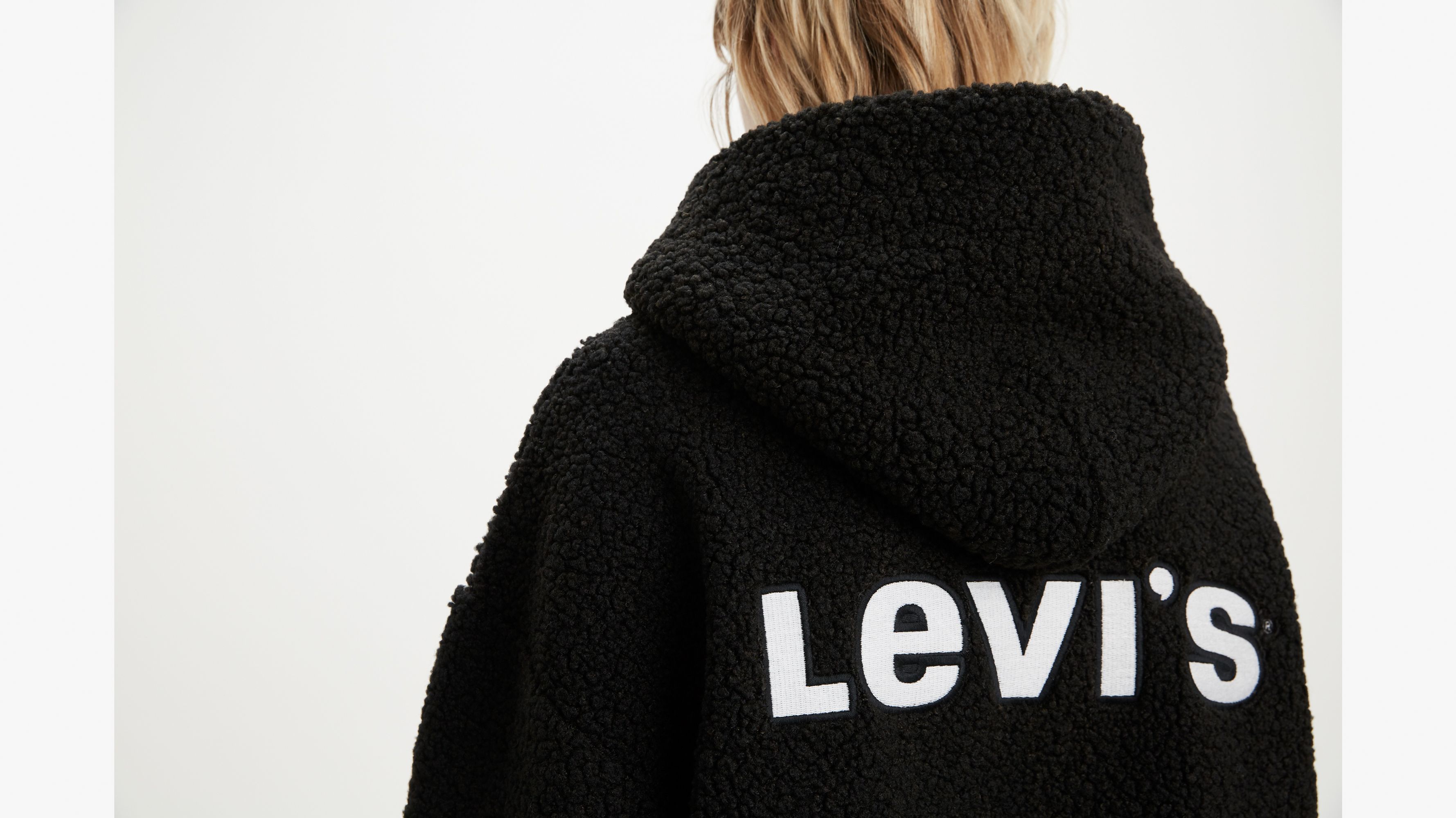 levi's sherpa hoodie