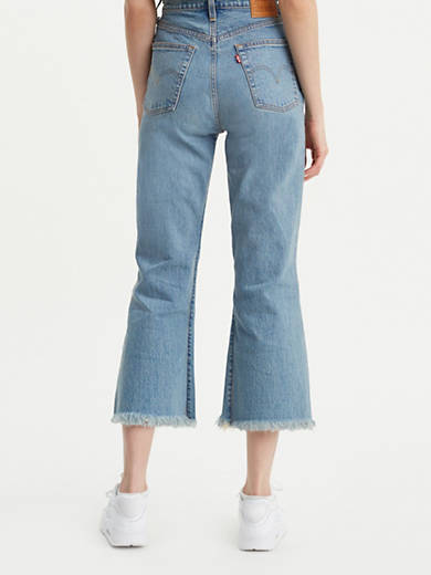 Meenemen Het beste Ontdek Ribcage Cropped Flare Women's Jeans - Light Wash | Levi's® US