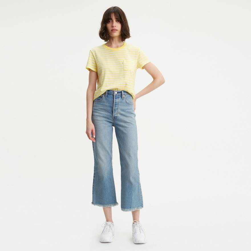 Ribcage Cropped Flare Women's Jeans 1