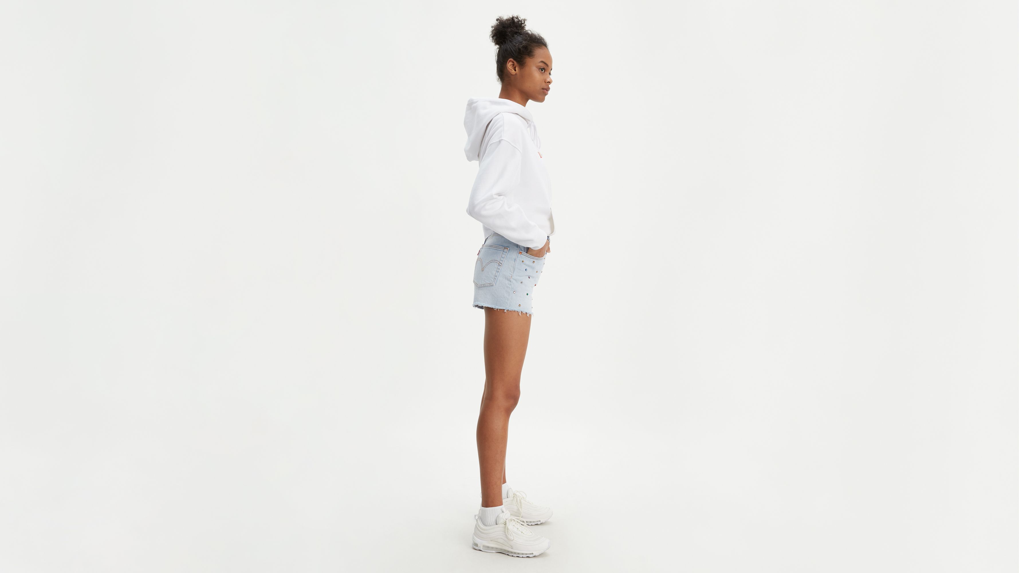 Ribcage Studded Shorts - Light Wash | Levi's® US