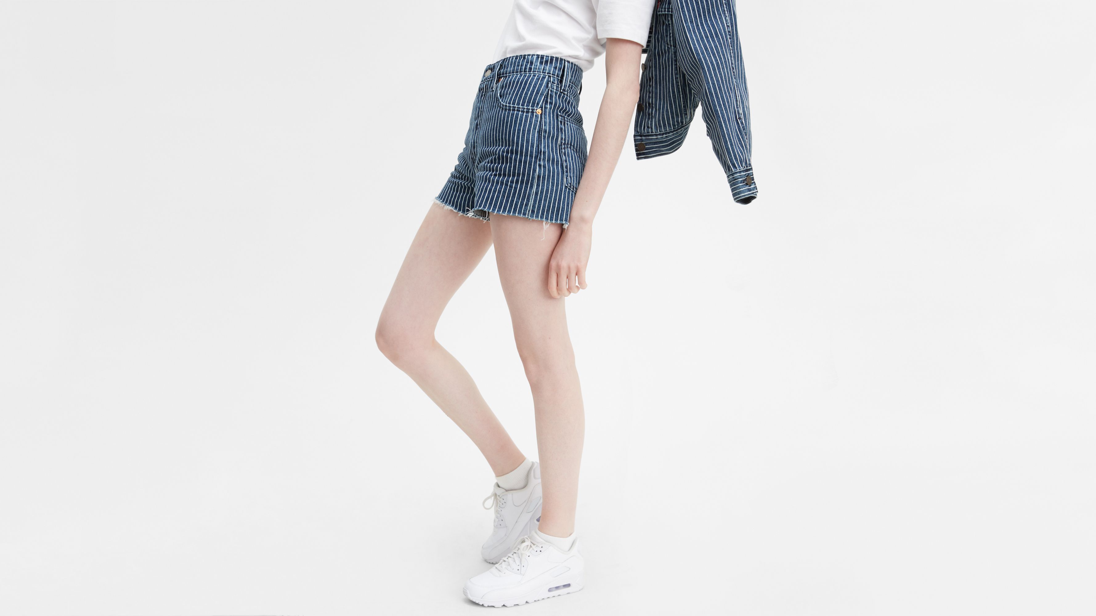 Levi's® X Stranger Things Ribcage Short - Blue | Levi's® CA