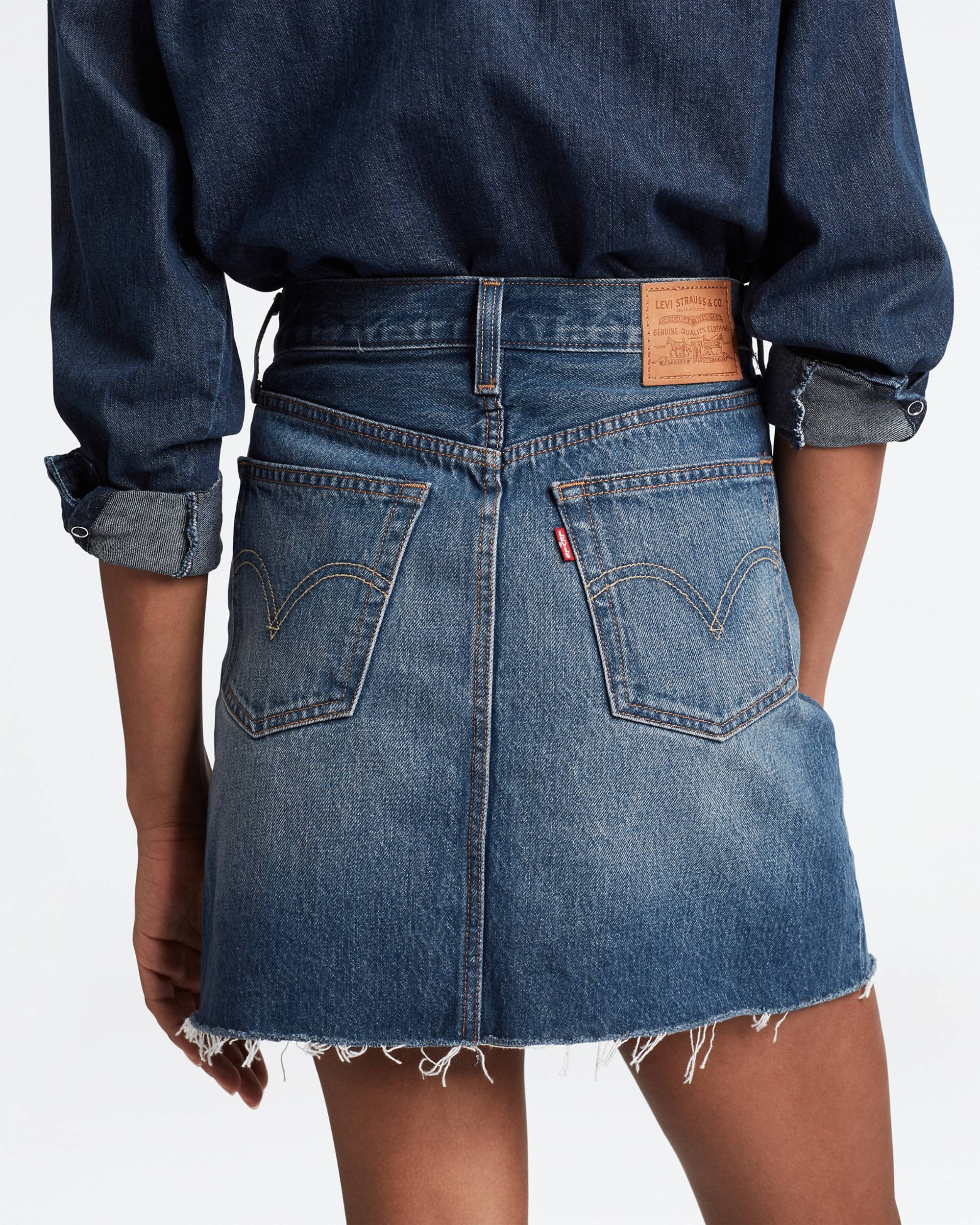 Deconstructed Iconic Boyfriend Skirt 4