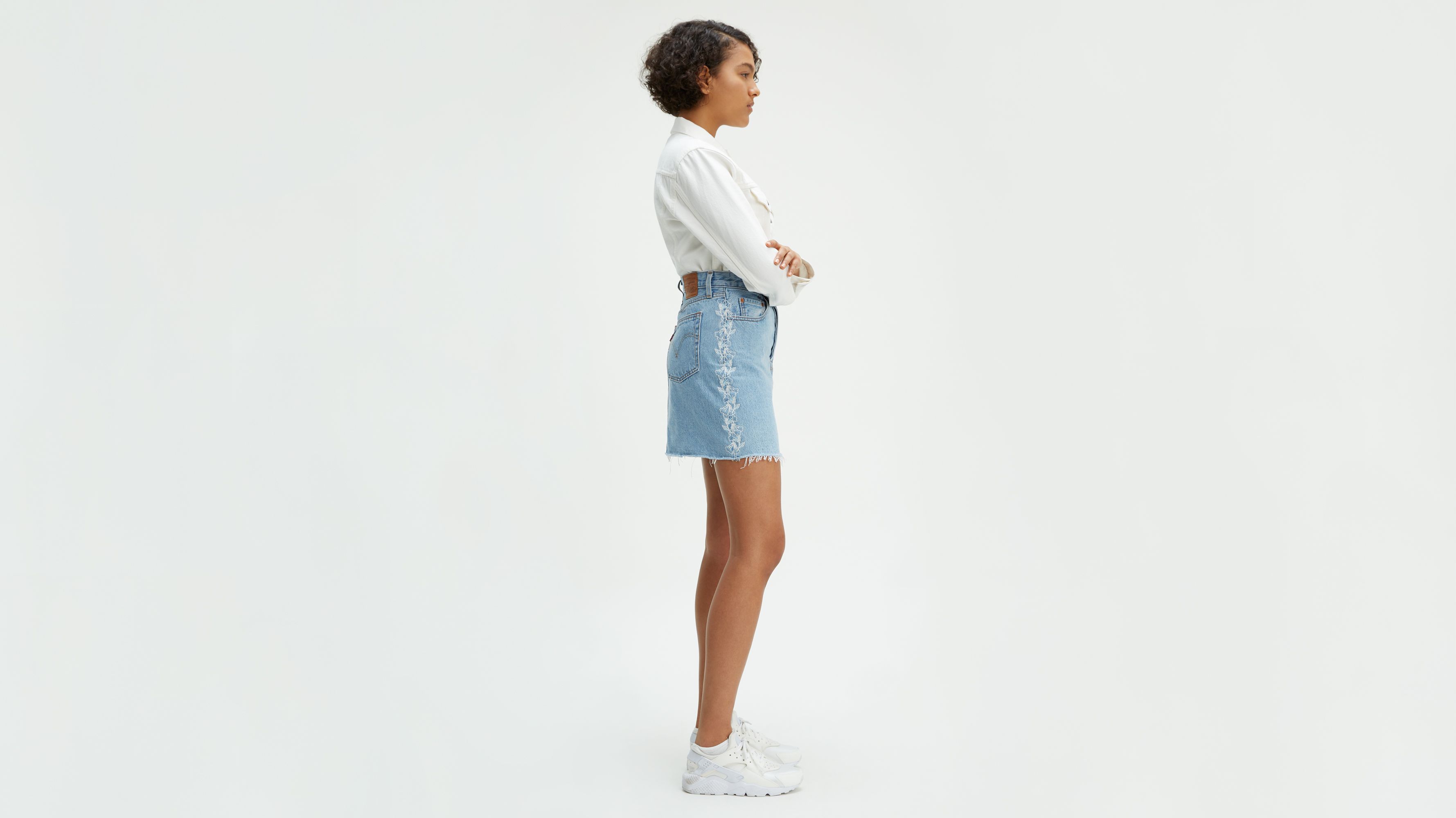 Levi's deconstructed skirt outlet country house