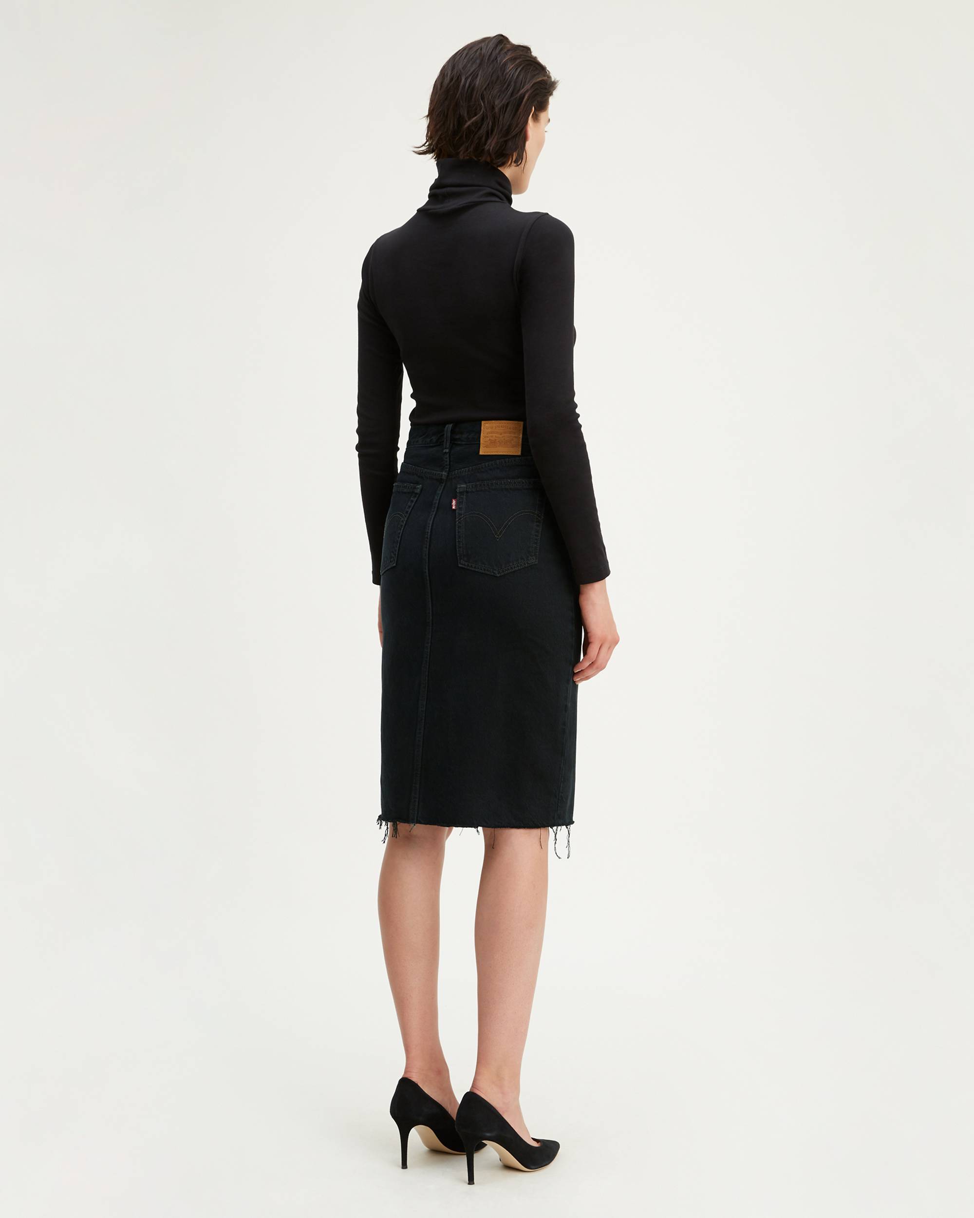 High Rise Deconstructed Midi Skirt 2