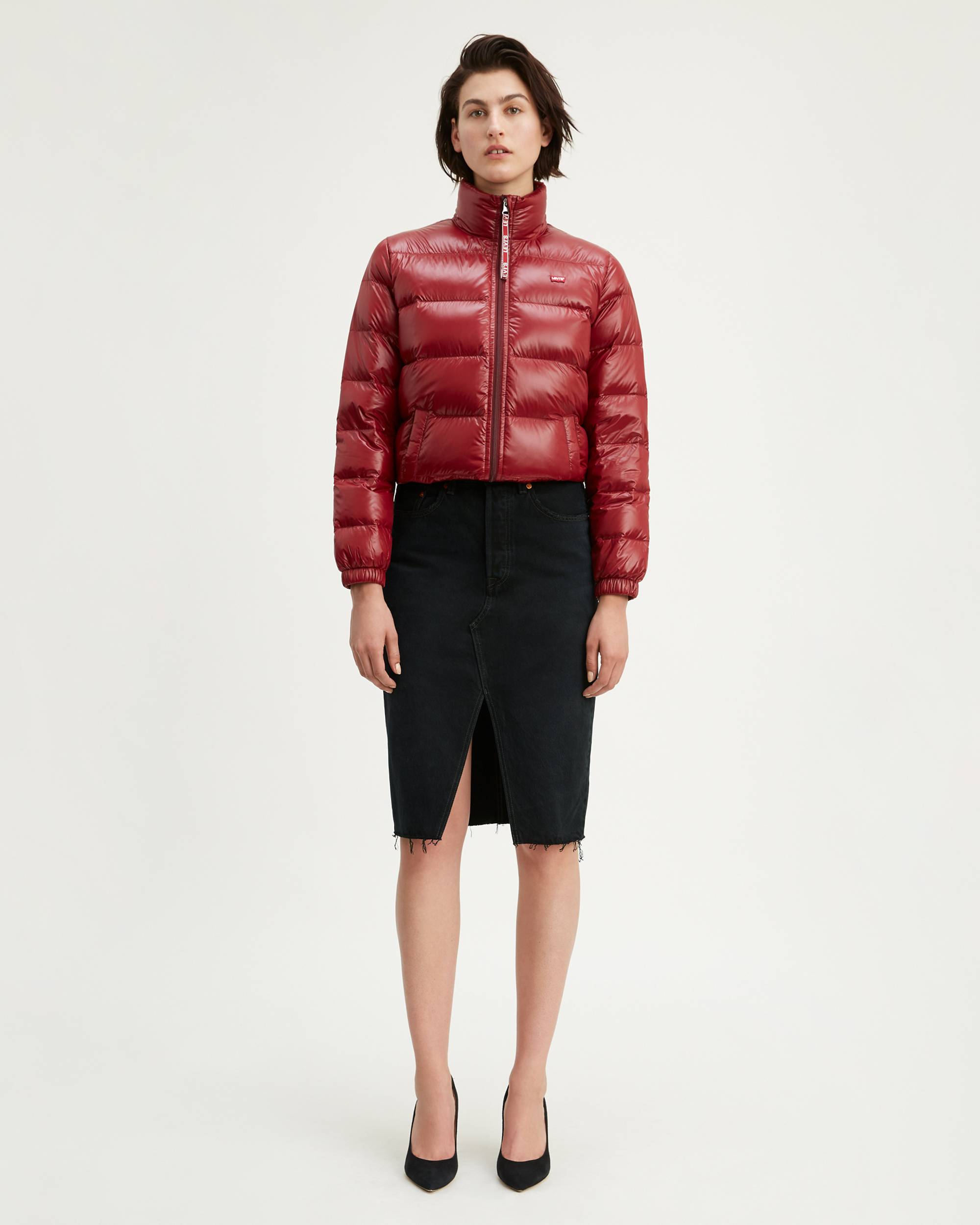 High Rise Deconstructed Midi Skirt 1