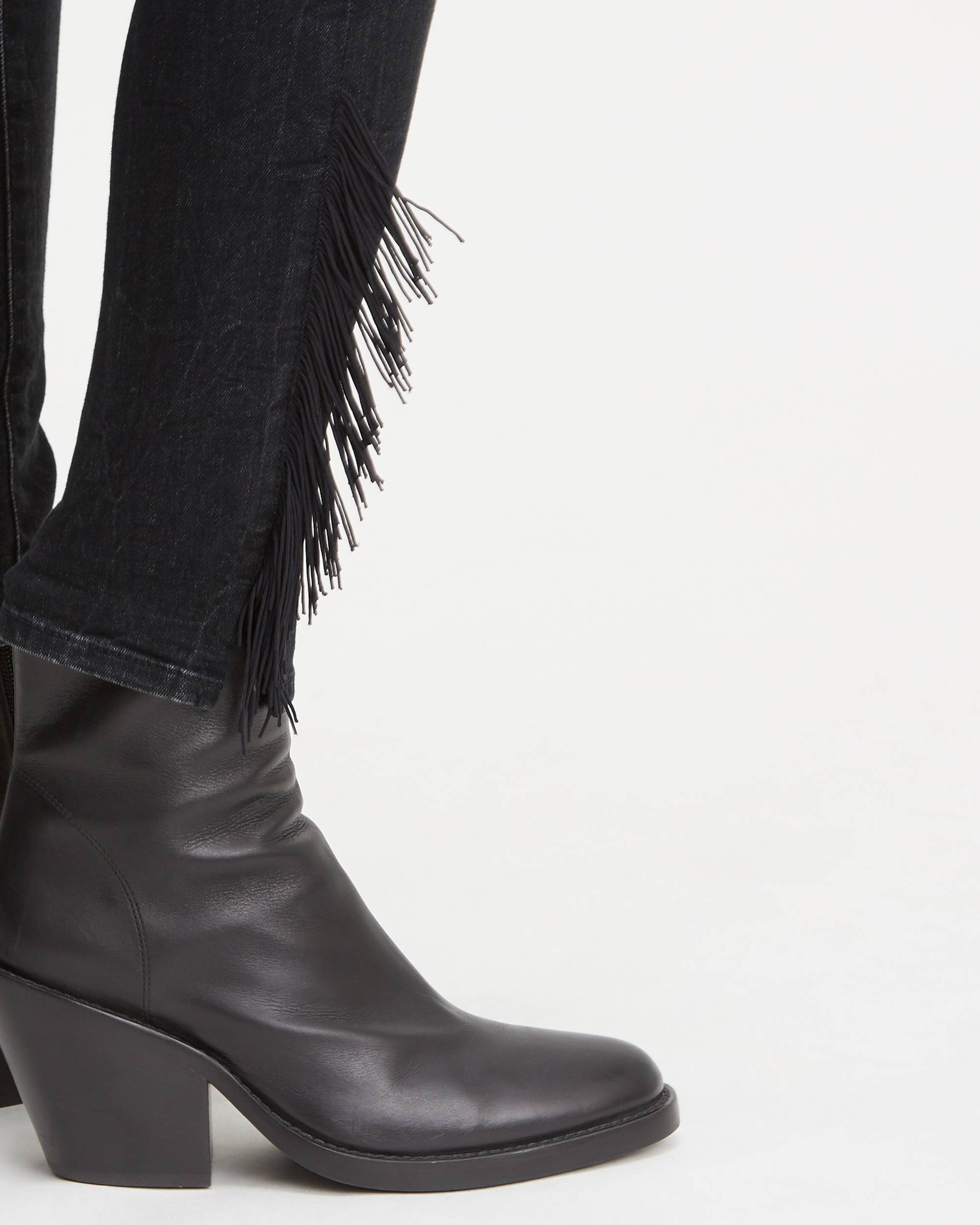 721 High Rise Fringe Ankle Women's Jeans 4