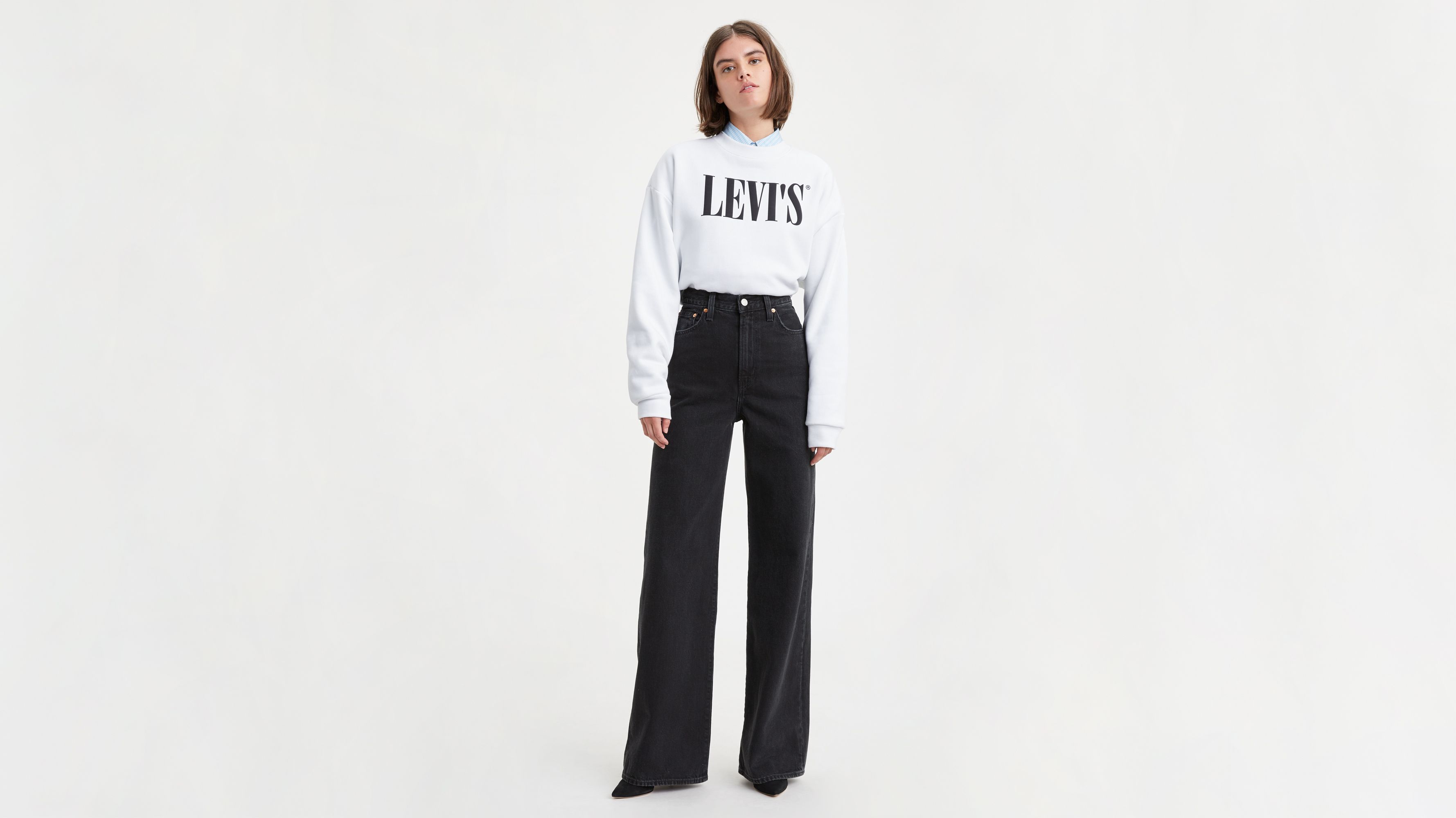 levis jeans wide leg