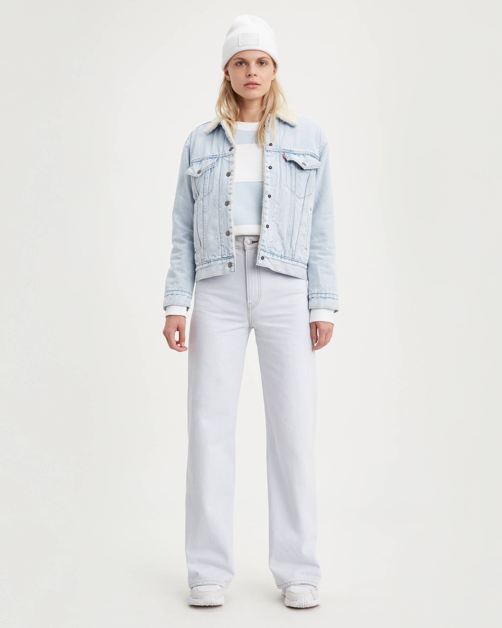 Pantalon joli thorax à jambe large en velours côtelé 1