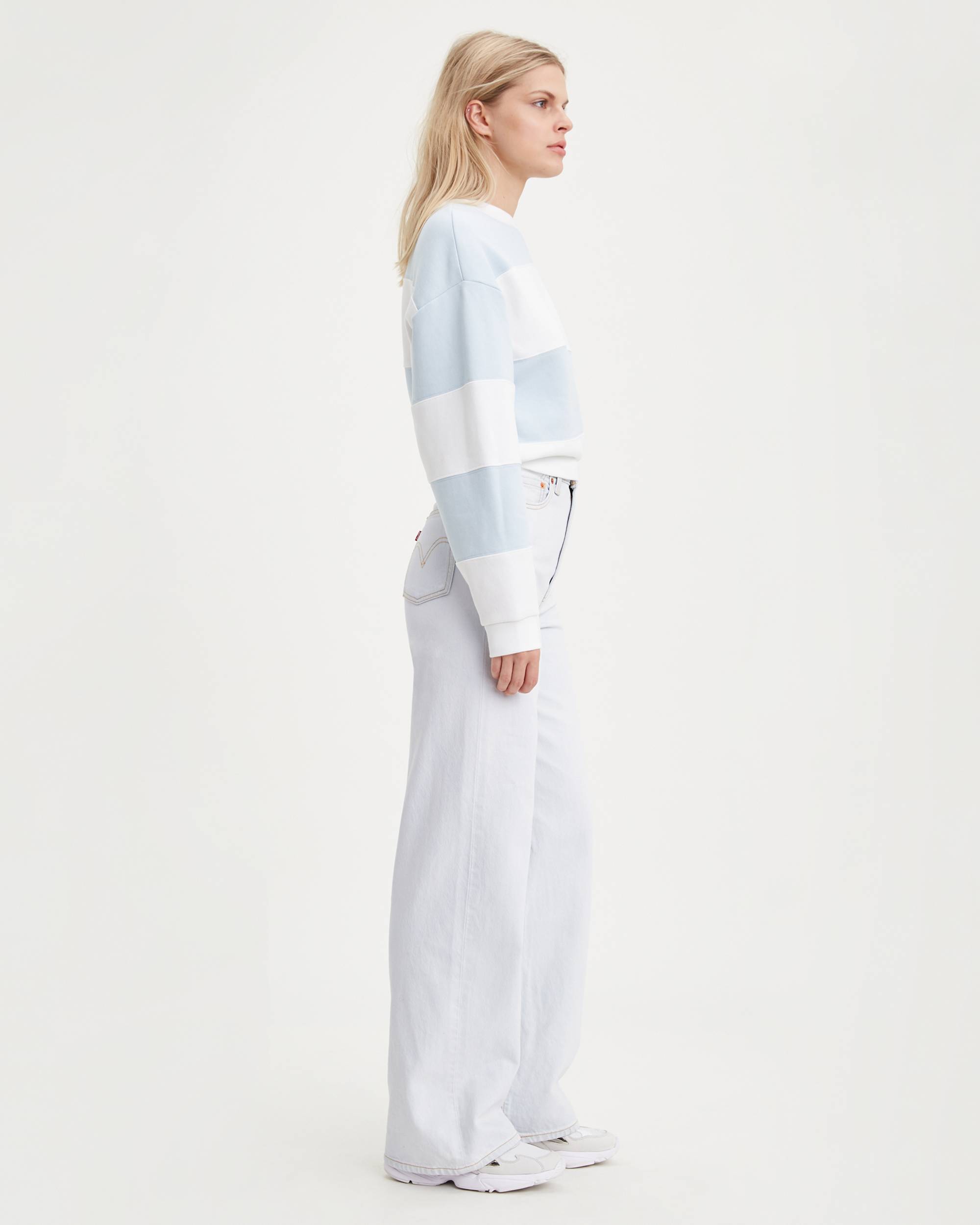 Pantalon joli thorax à jambe large en velours côtelé 2