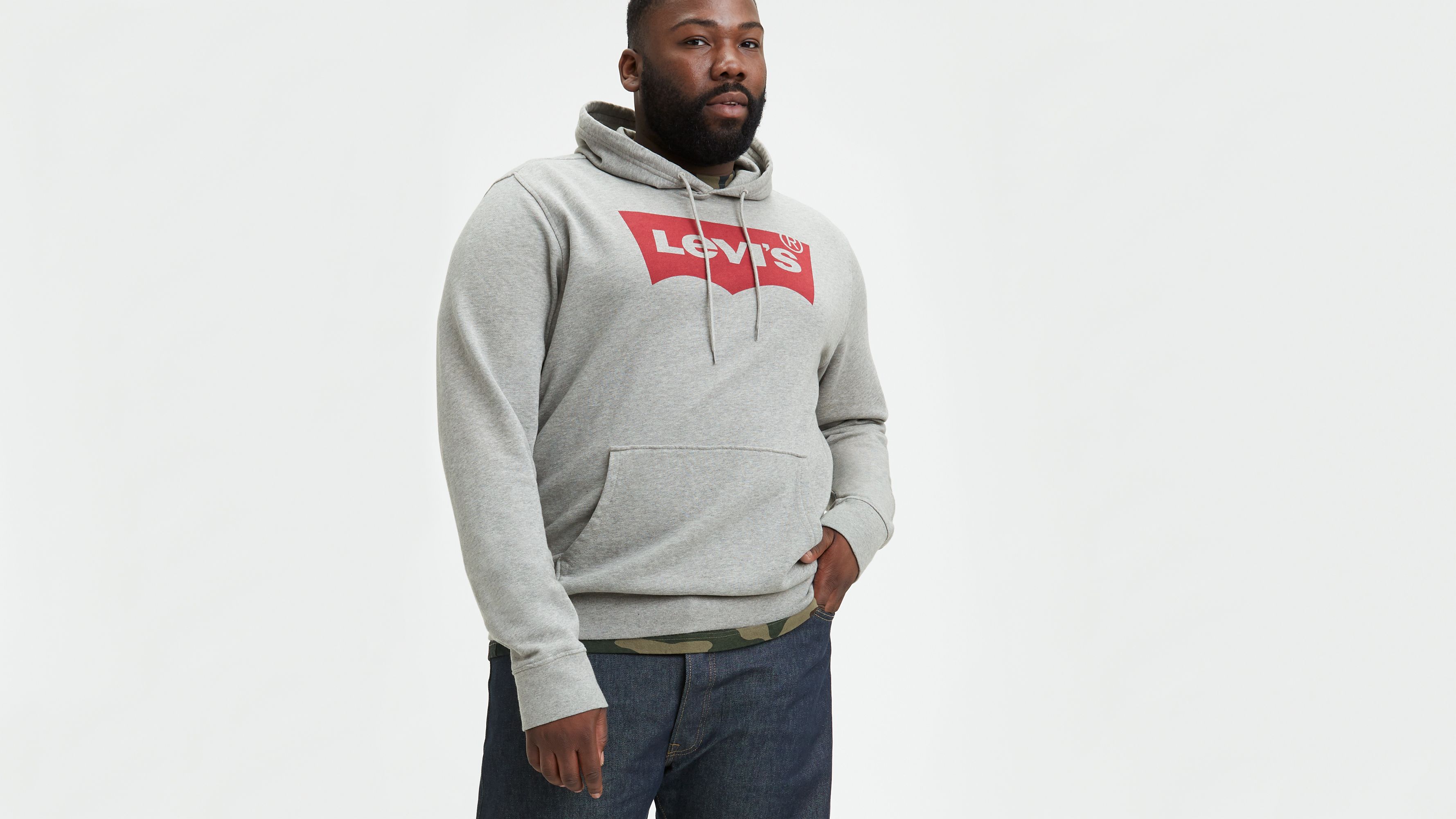 Grey levis deals jumper