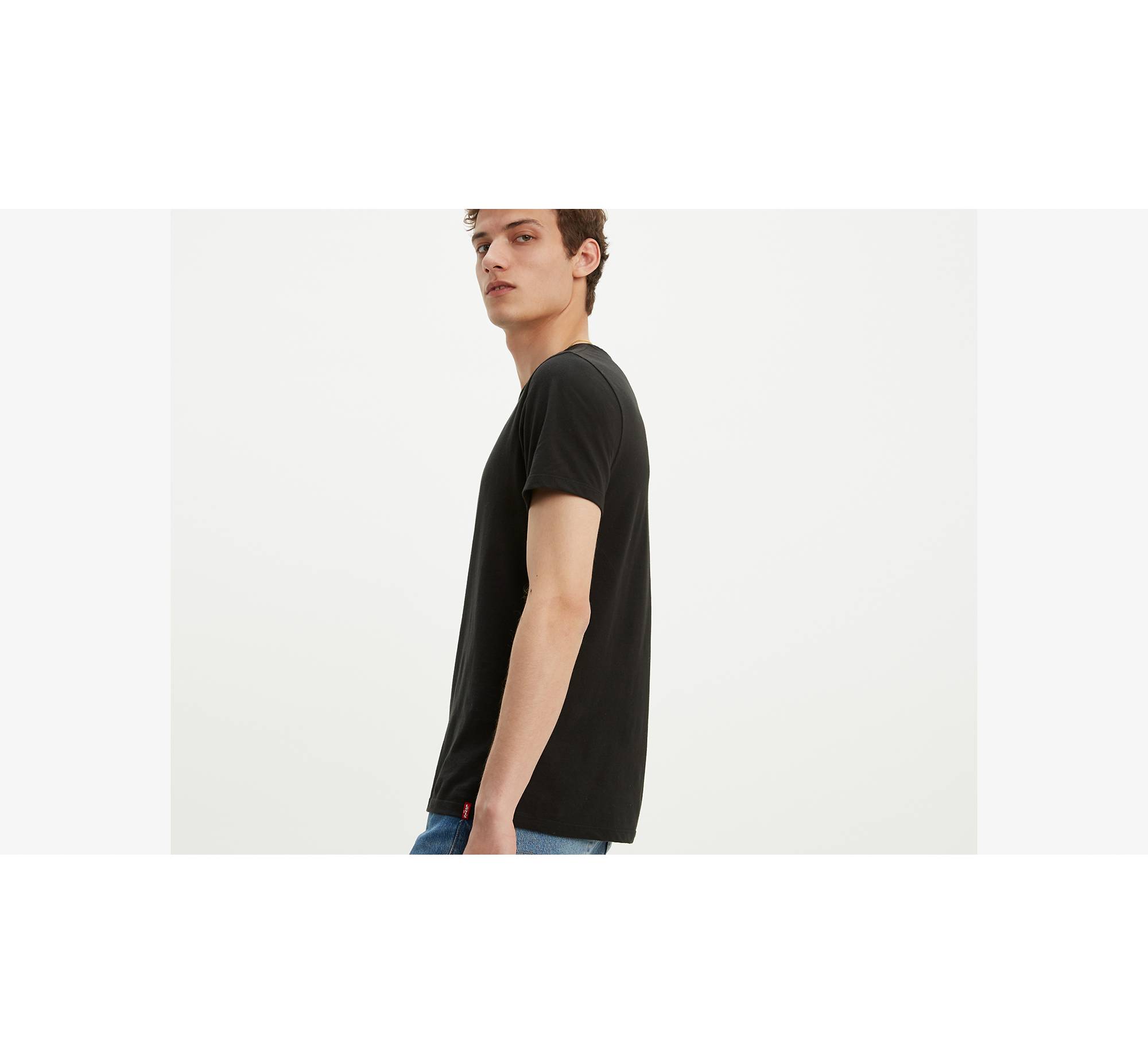 mønt Finde på Ofre Slim Fit Crewneck T-shirt (2-pack) - Black | Levi's® US