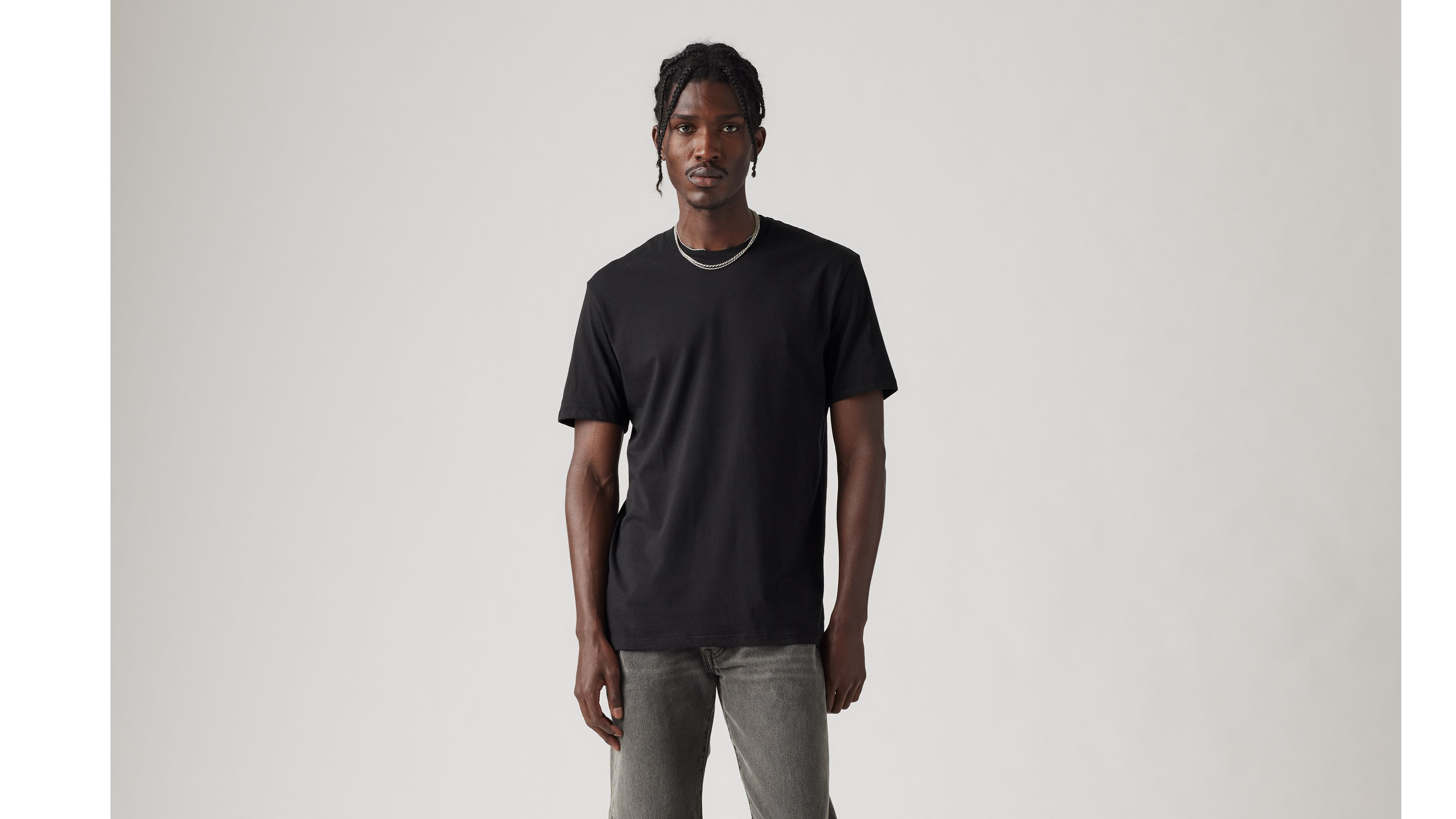 levi's slim fit crewneck tees