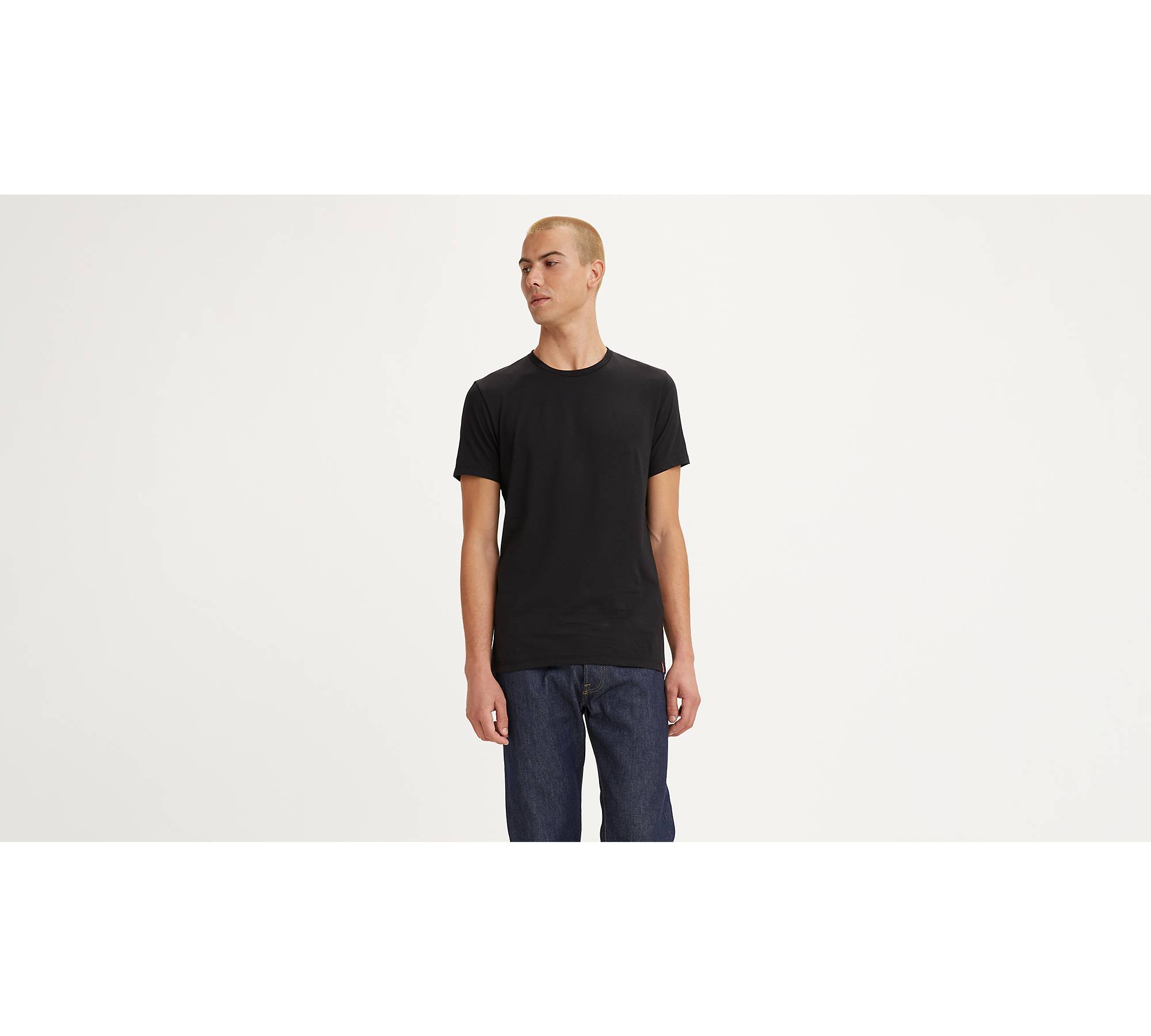 Slim Fit Crewneck T-shirt (2-pack) - Black | Levi's® US