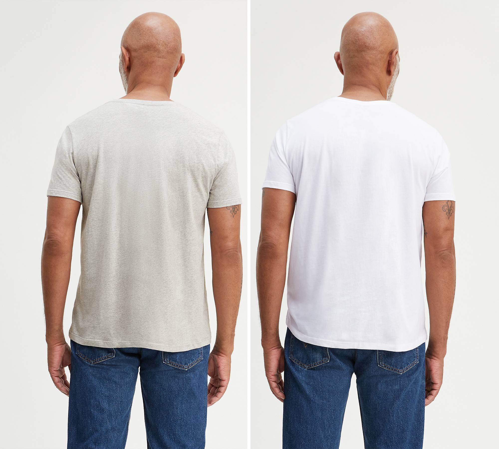 Slim Fit V-neck Tee Shirt (2-pack) - Multi-color | Levi's® US