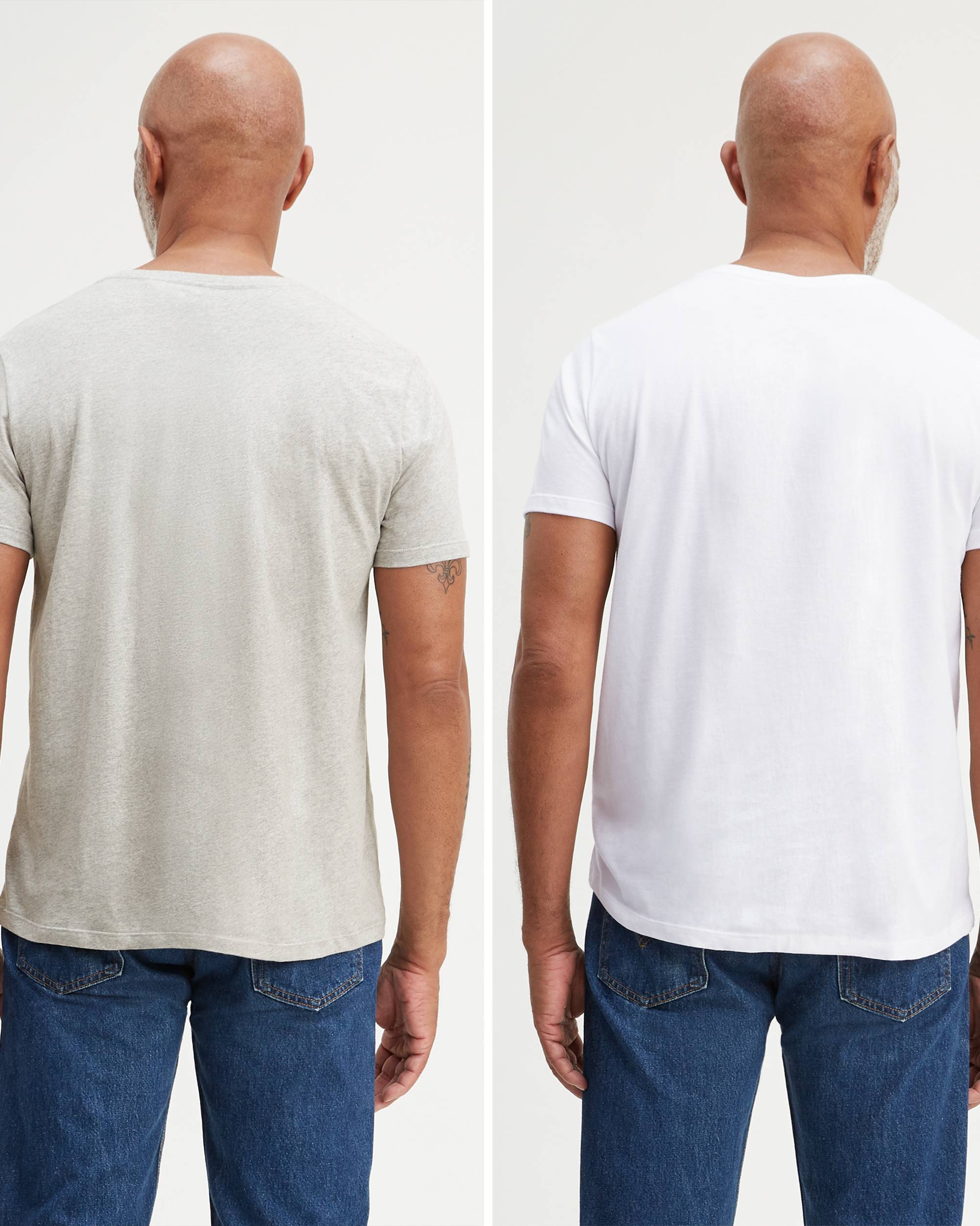 Slim Fit V-Neck Tee Shirt (2-Pack) 2