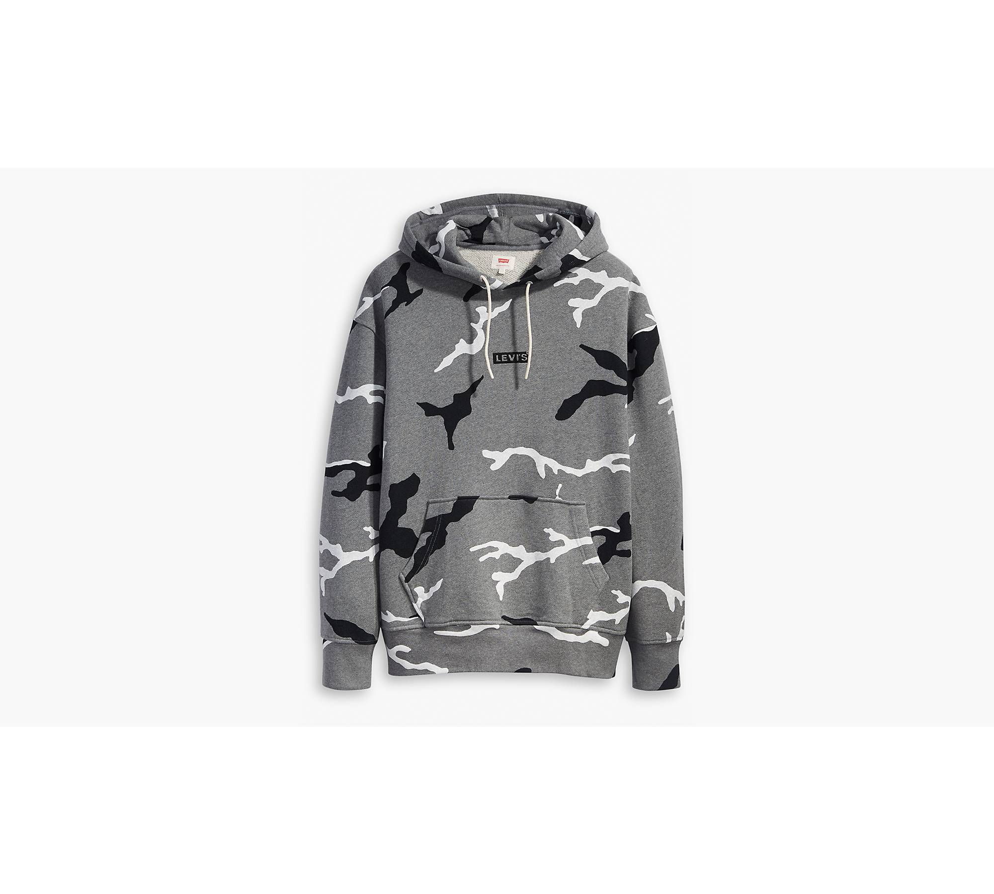 Oversized Tonal 3D Embroidered Hoodie
