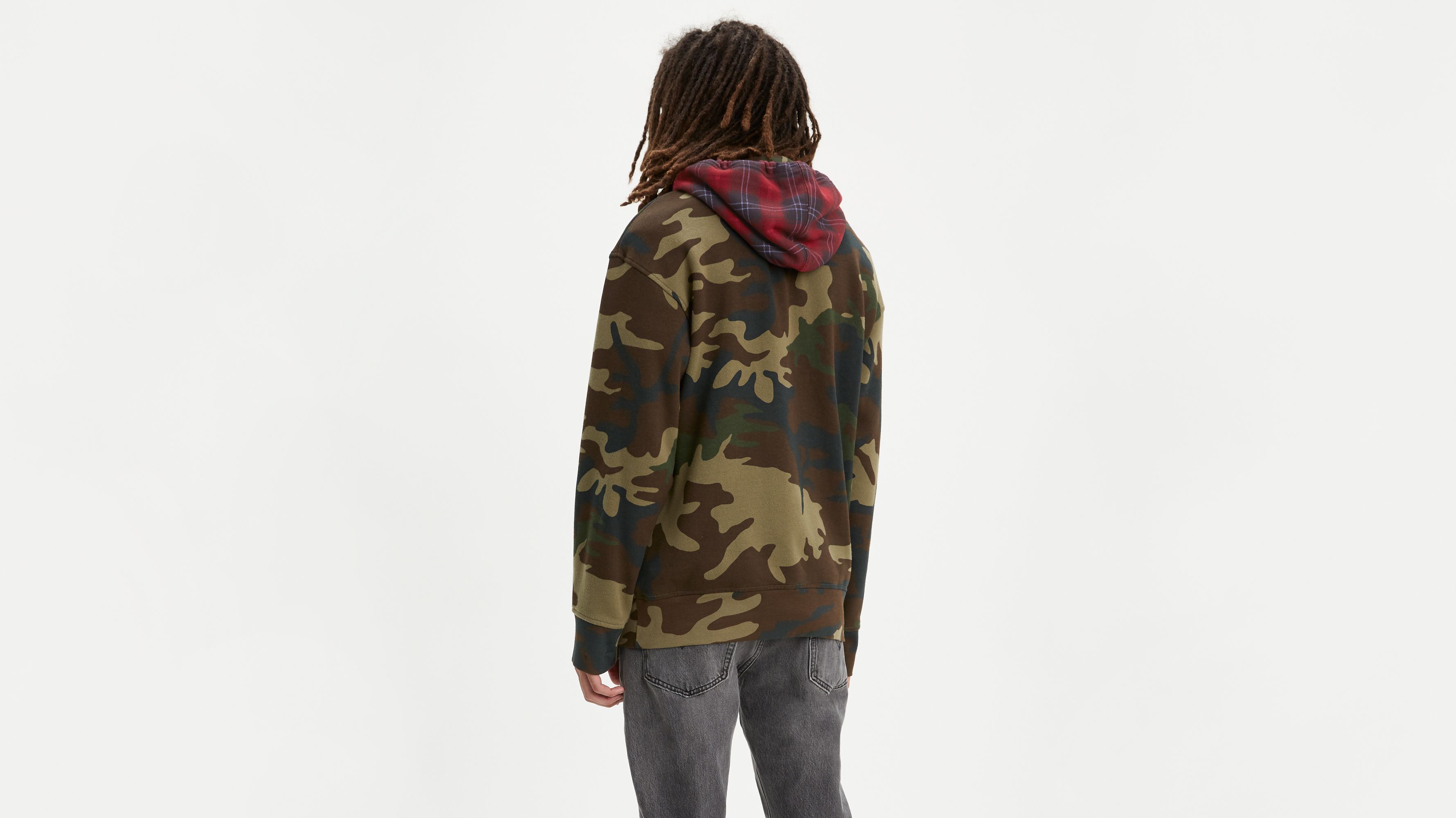 Camo Oversized Babytab Hoodie Multi color Levi s US