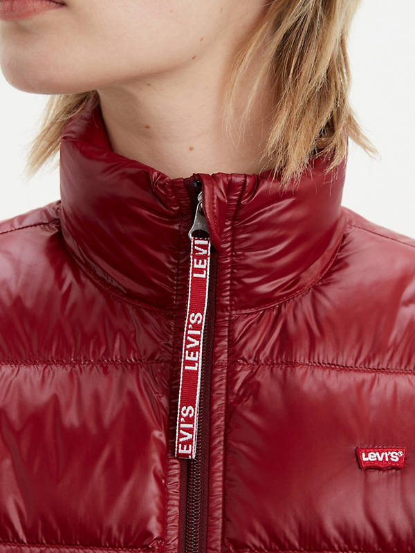 Francine Down Packable Coat - Red | Levi's® US