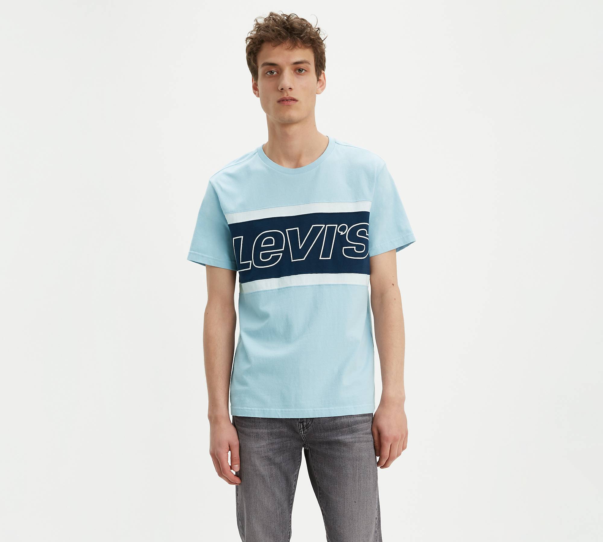 Colorblock Tee Shirt - Blue | Levi's® CA