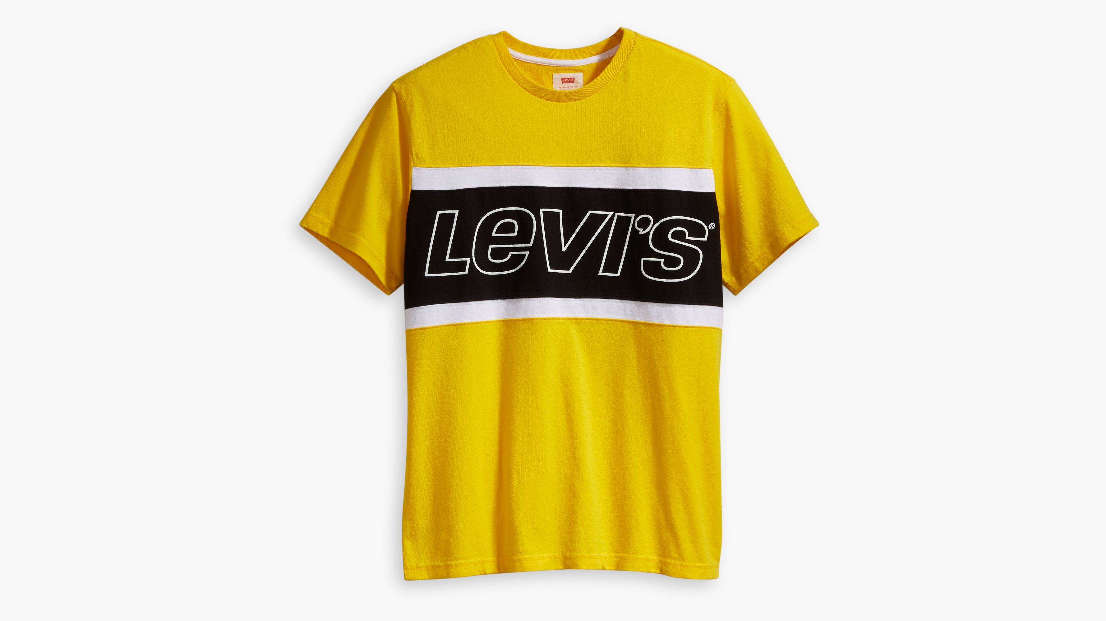 levi's yellow t shirt