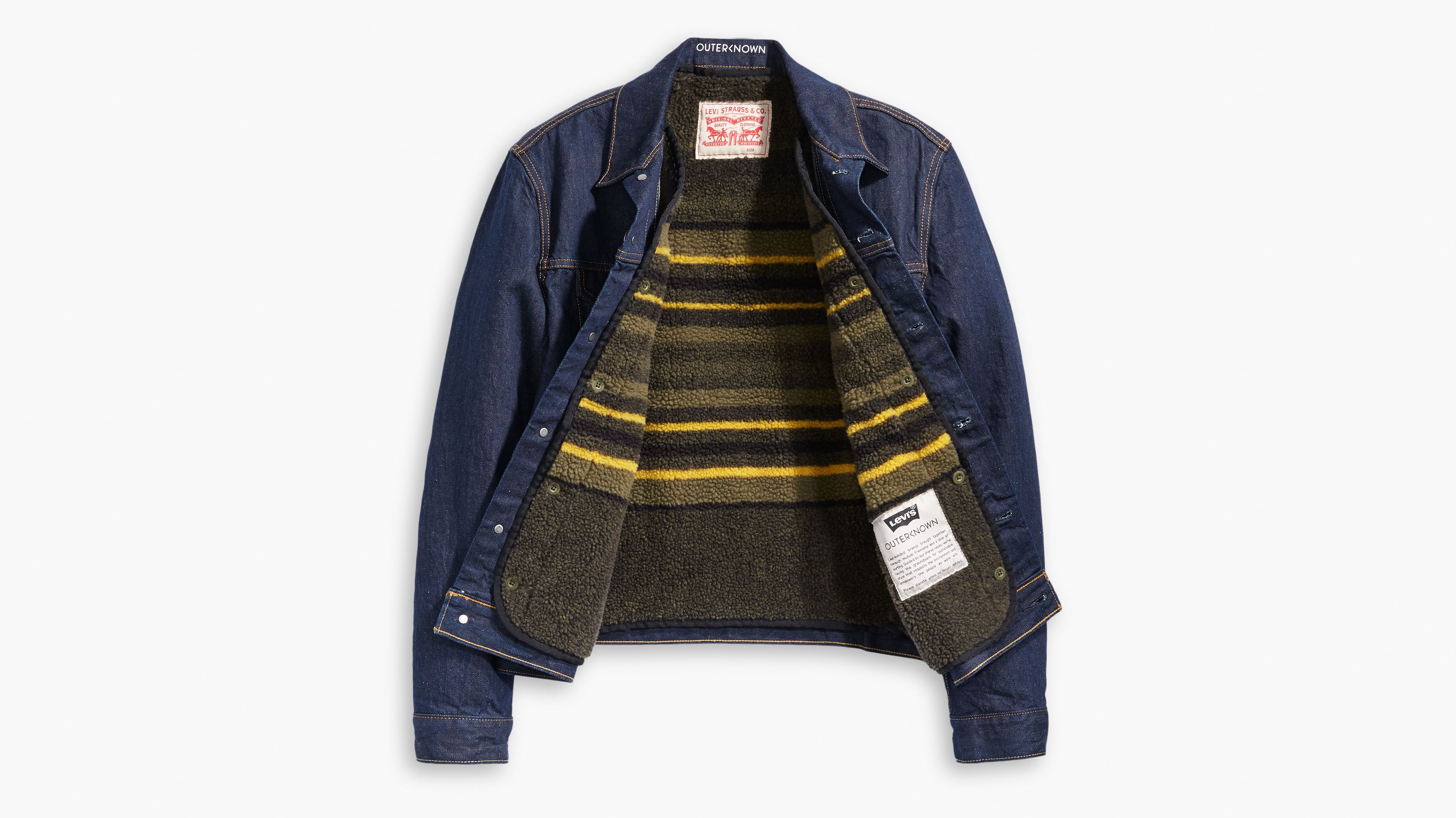 Levi's® X Wellthread™ X Outerknown Lined Sherpa Trucker Jacket