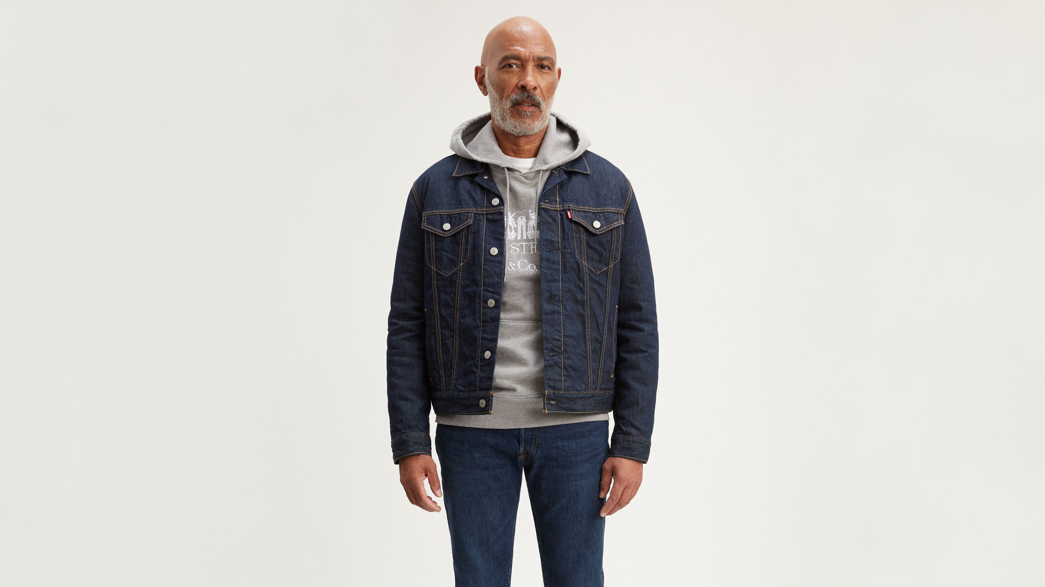 Levi's® X Wellthread™ X Outerknown Lined Sherpa Trucker Jacket -  Multi-color | Levi's® US