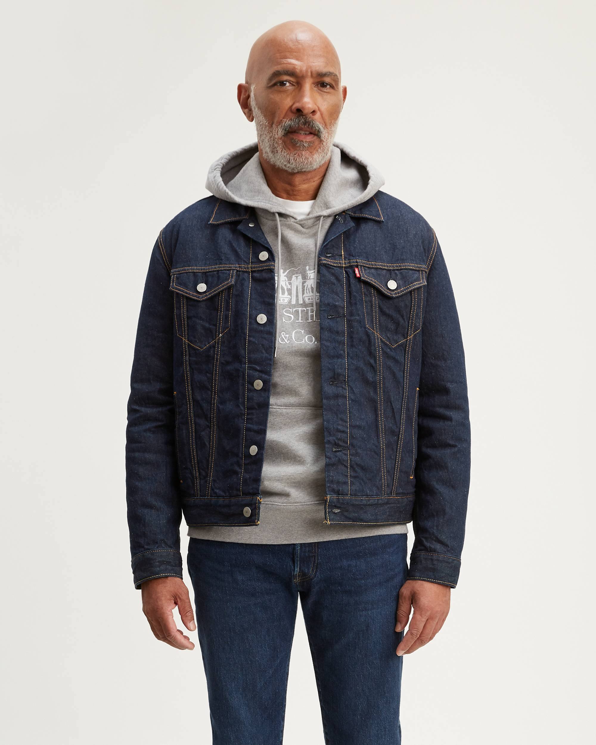 Levi's® x WellThread™ x Outerknown Lined Sherpa Trucker Jacket 1