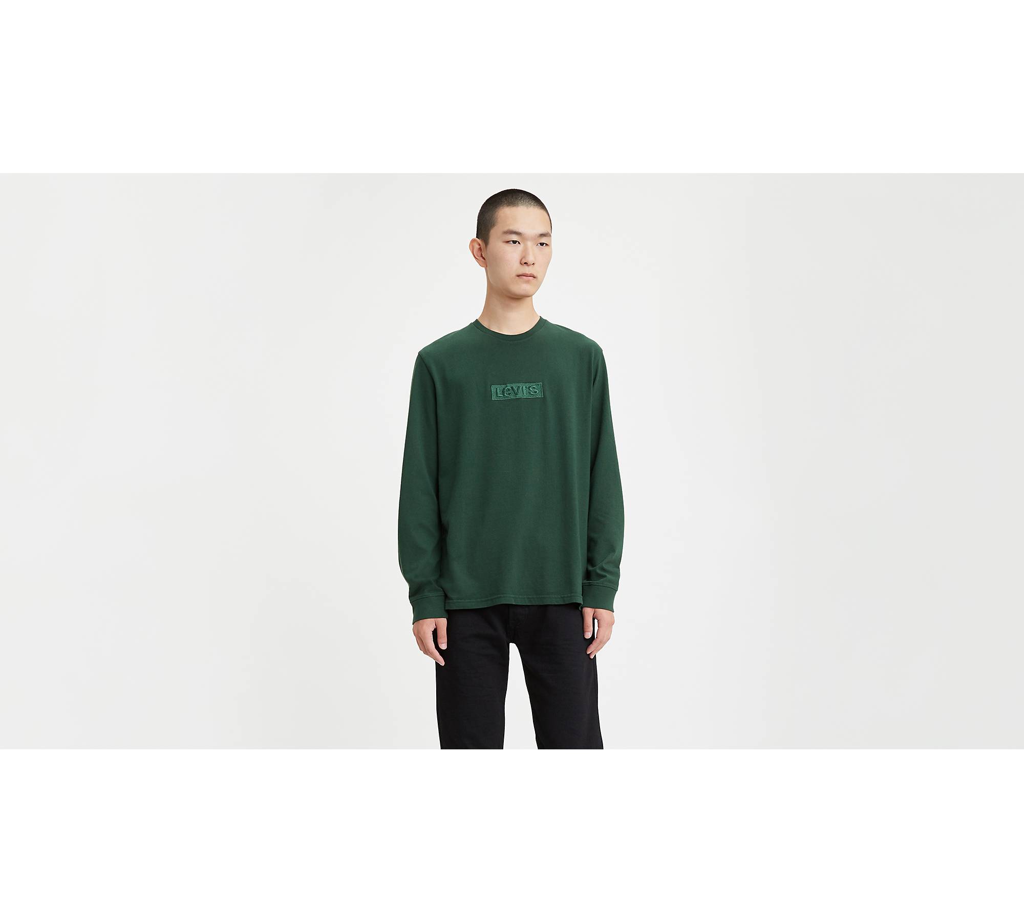 Longsleeve Oversized Graphic Tee Shirt - Green | Levi's® US