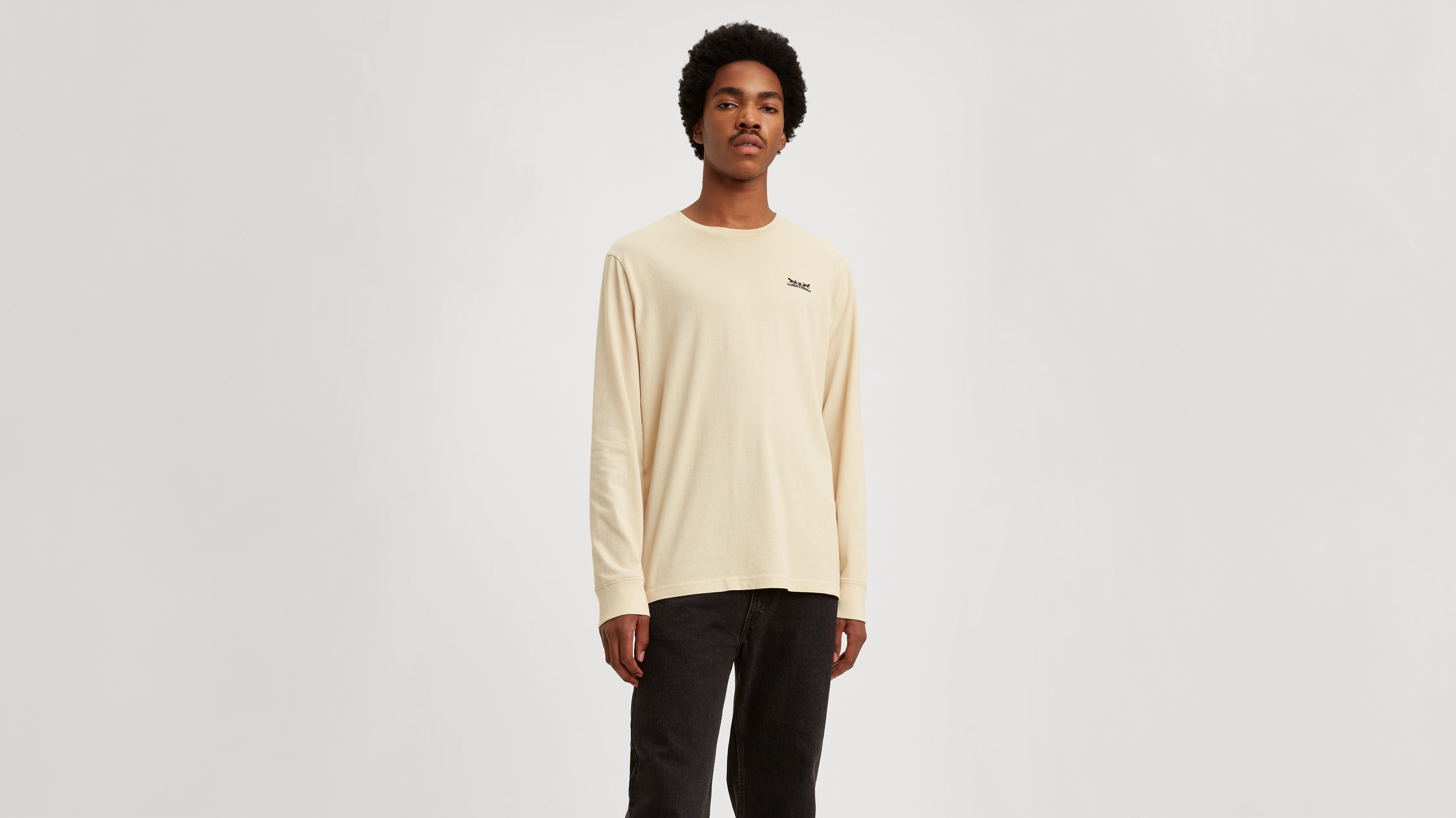 Long Sleeve Two Horse Graphic Tee Shirt - Black | Levi's® US