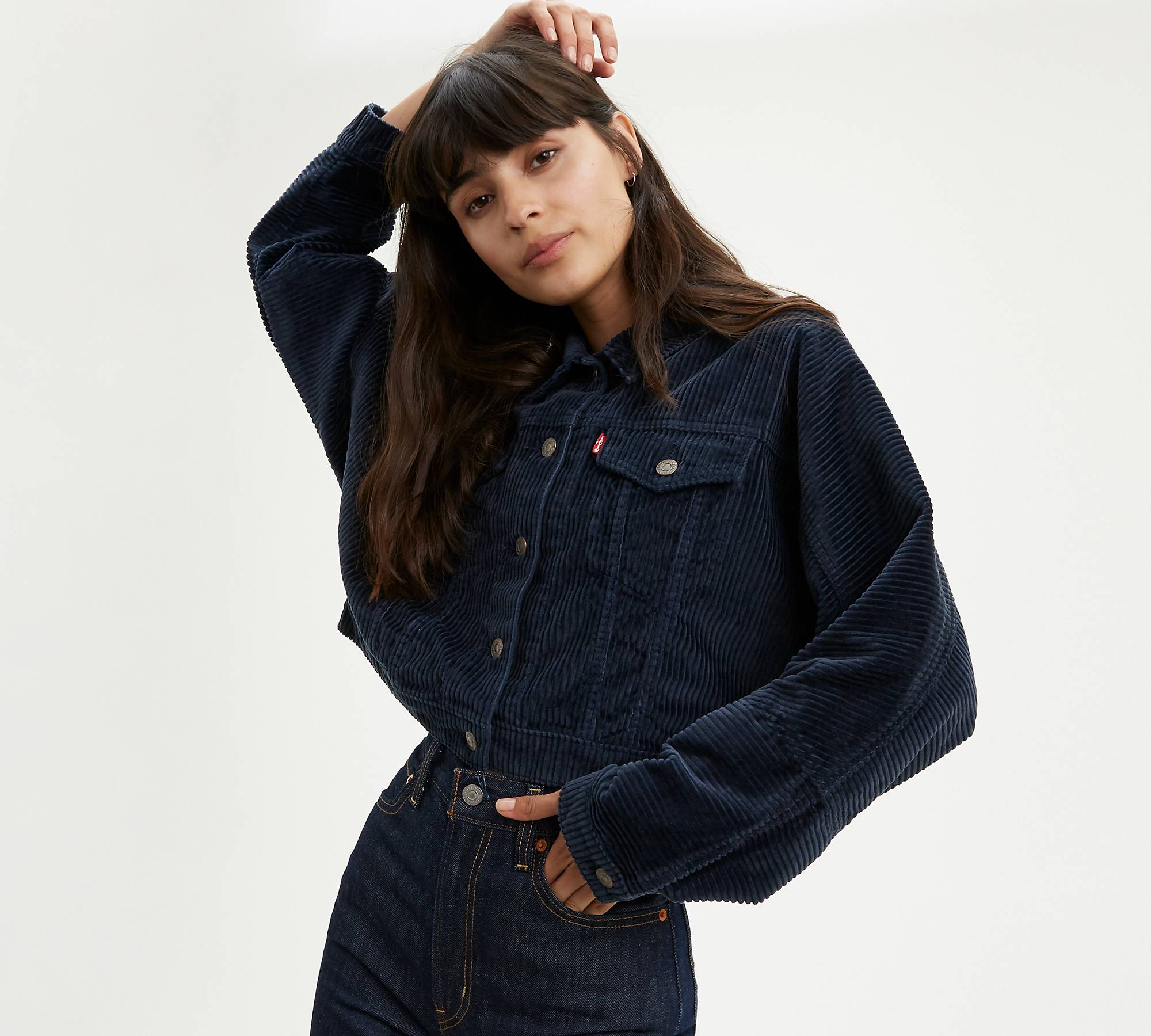 Navy cord jacket Clearance