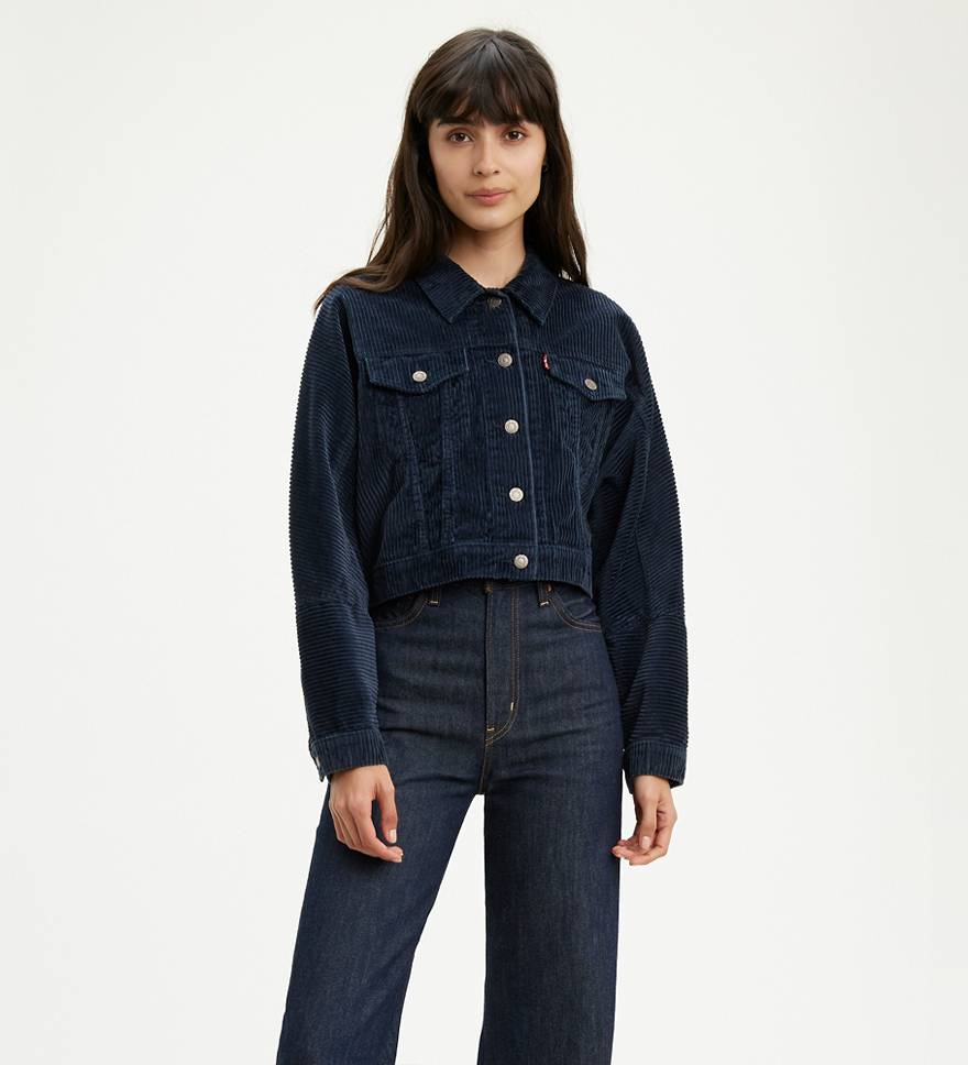 Levis navy cord jacket Clearance