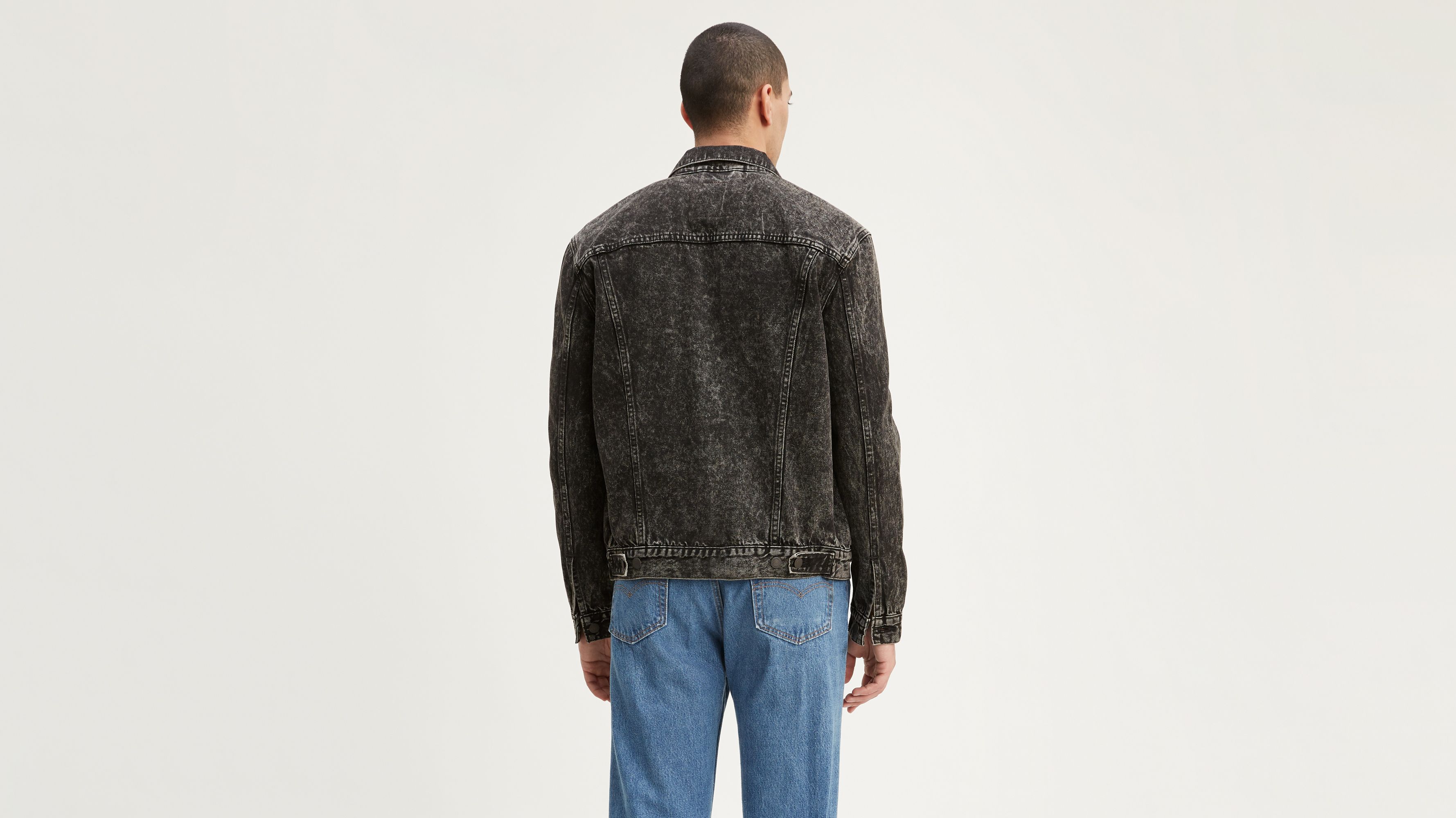 Men Detachable Zipper Long Sleeve Loose Casual Vintage Fashion Denim Jacket  Male Japan Korean Streetwear Cargo Jeans Coat