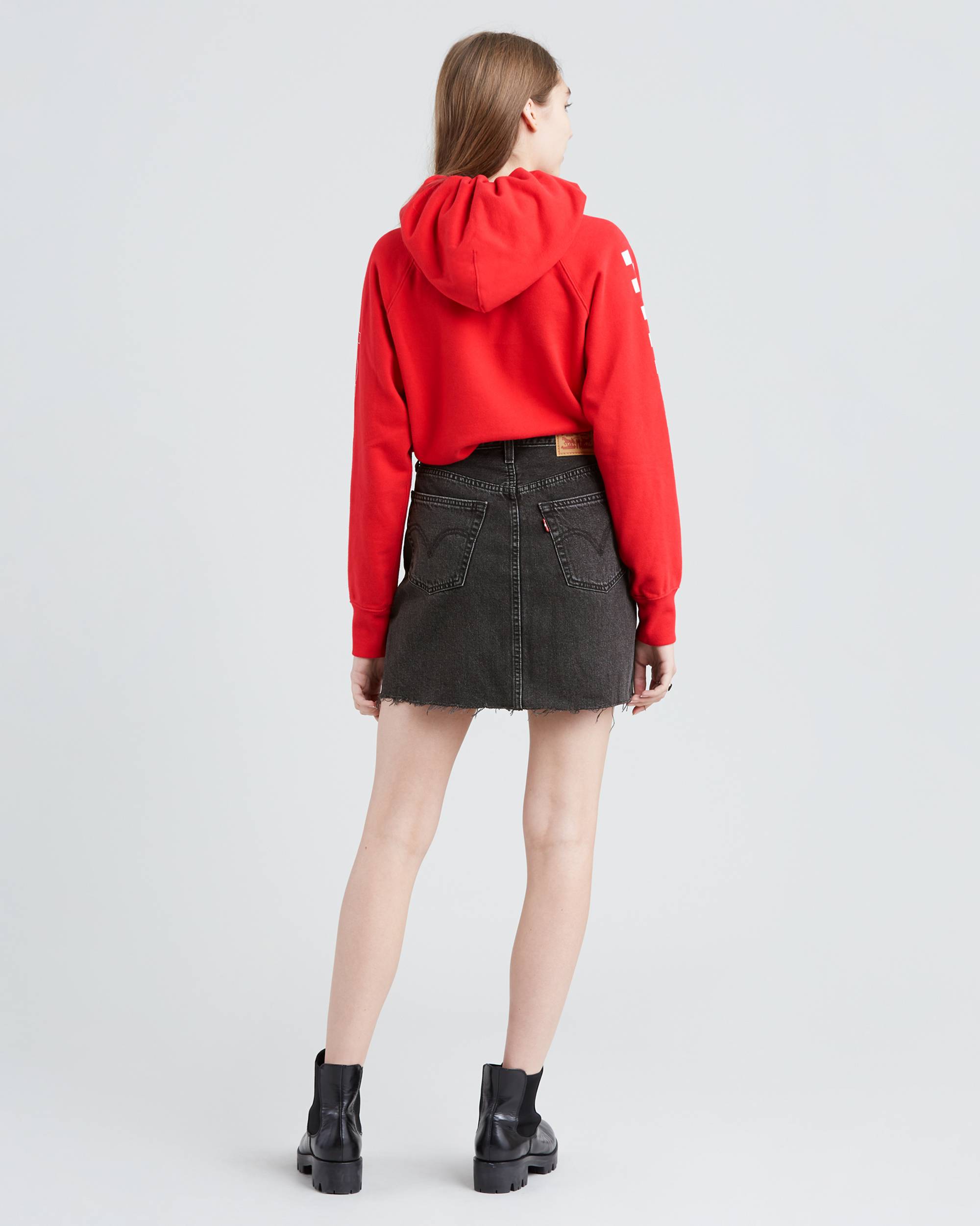 Gonna iconica destrutturata a vita alta 2