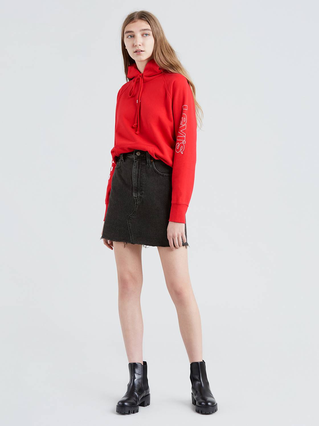 High Rise Deconstructed Iconic Skirt 1
