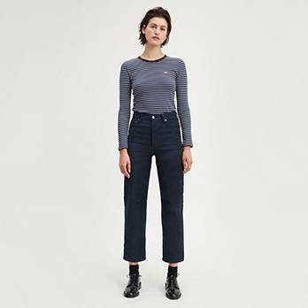 Ribcage Straight Ankle Corduroy Pants 1