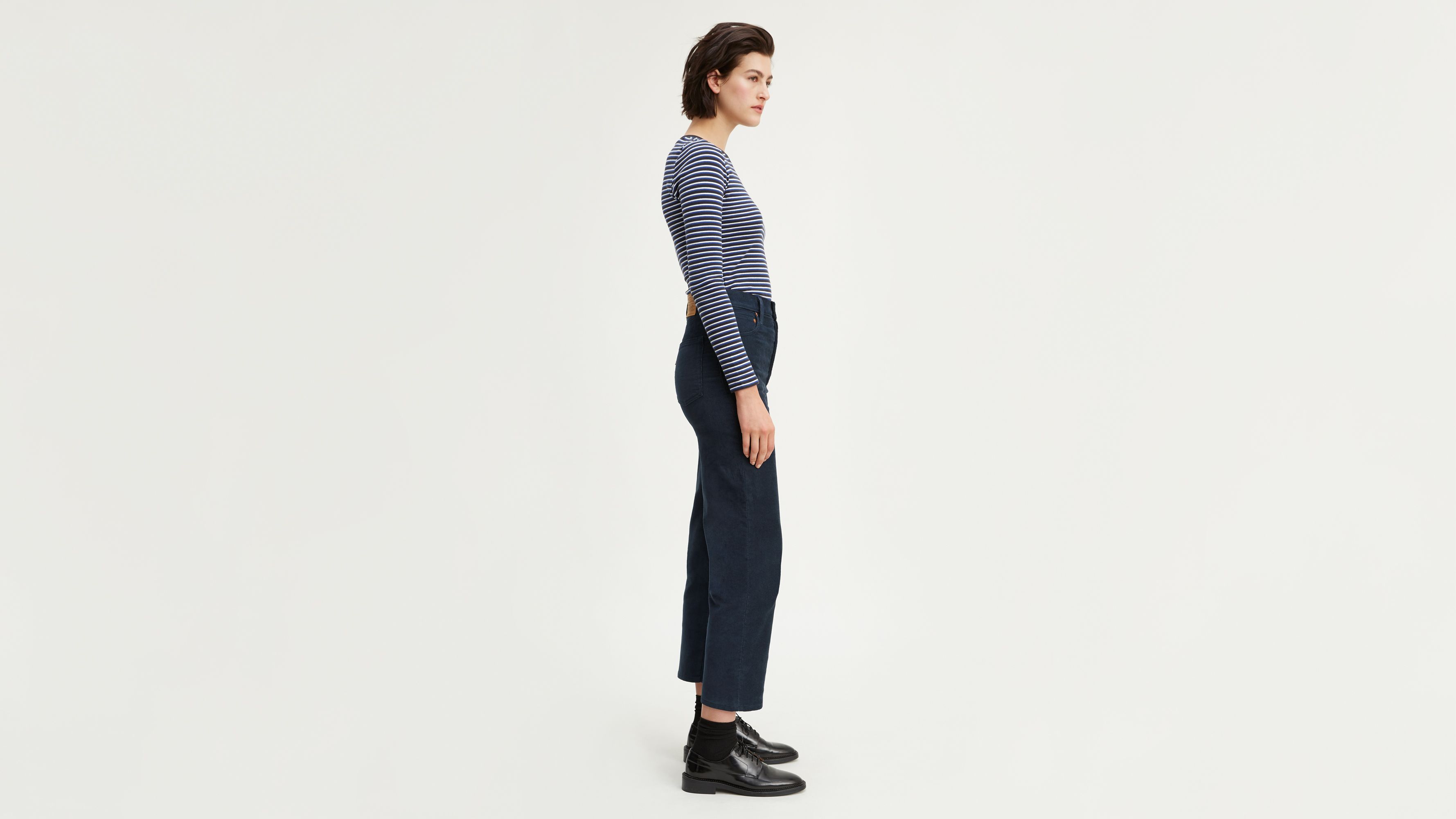 levis high waisted corduroy pants