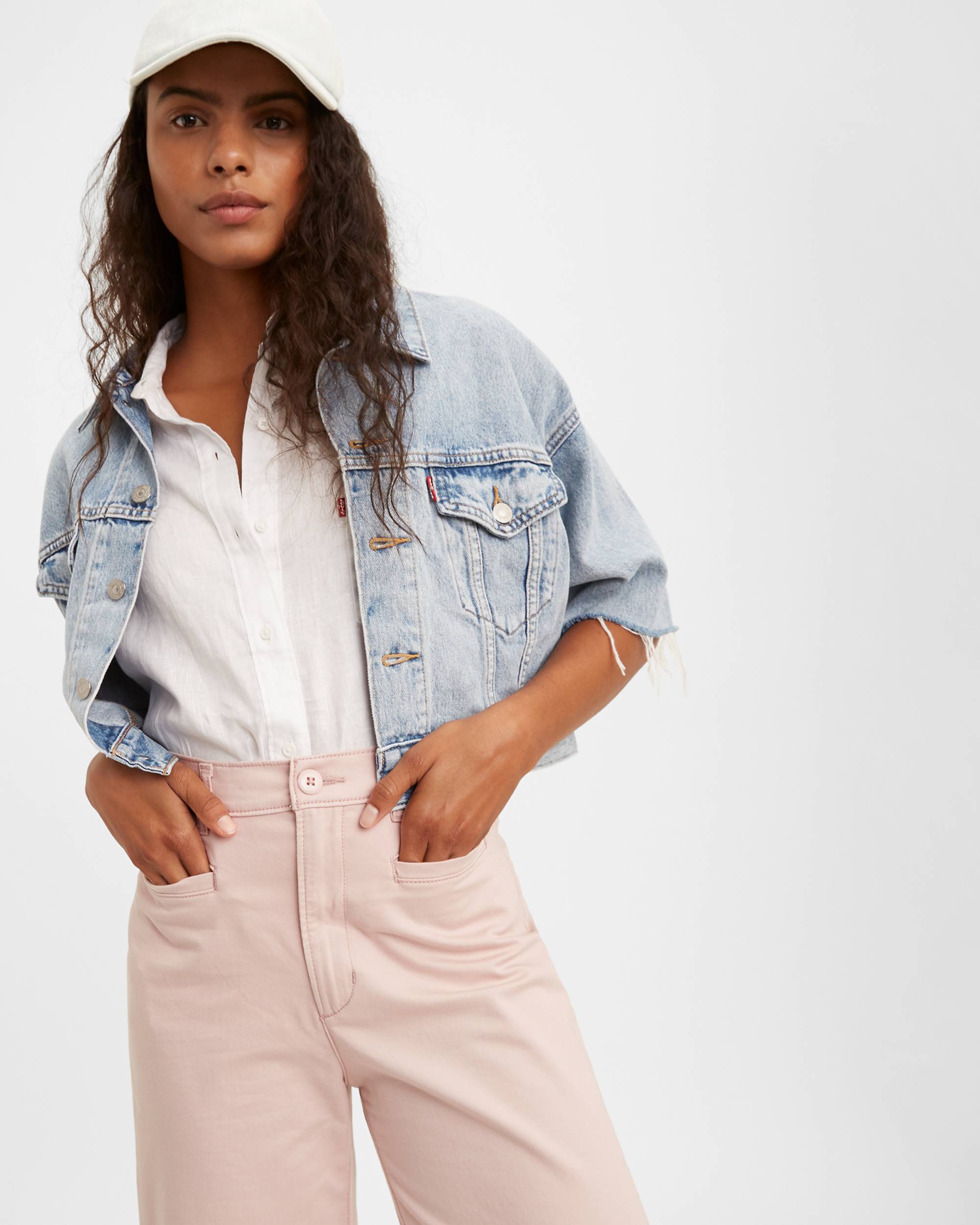 Ribcage Wide Leg Cropped Women's Pants 3