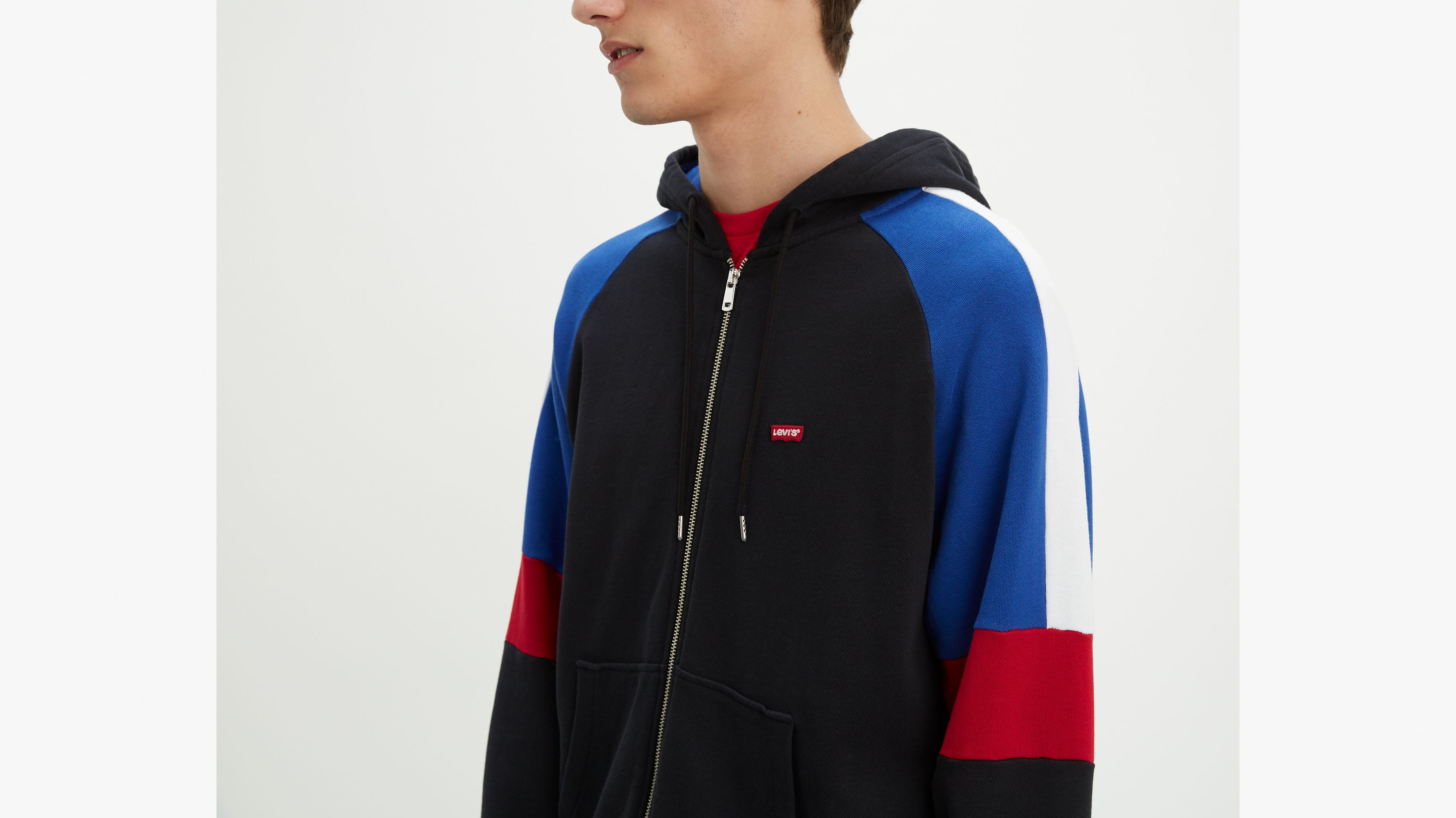 Pieced Zip Hoodie - Black | Levi's® US