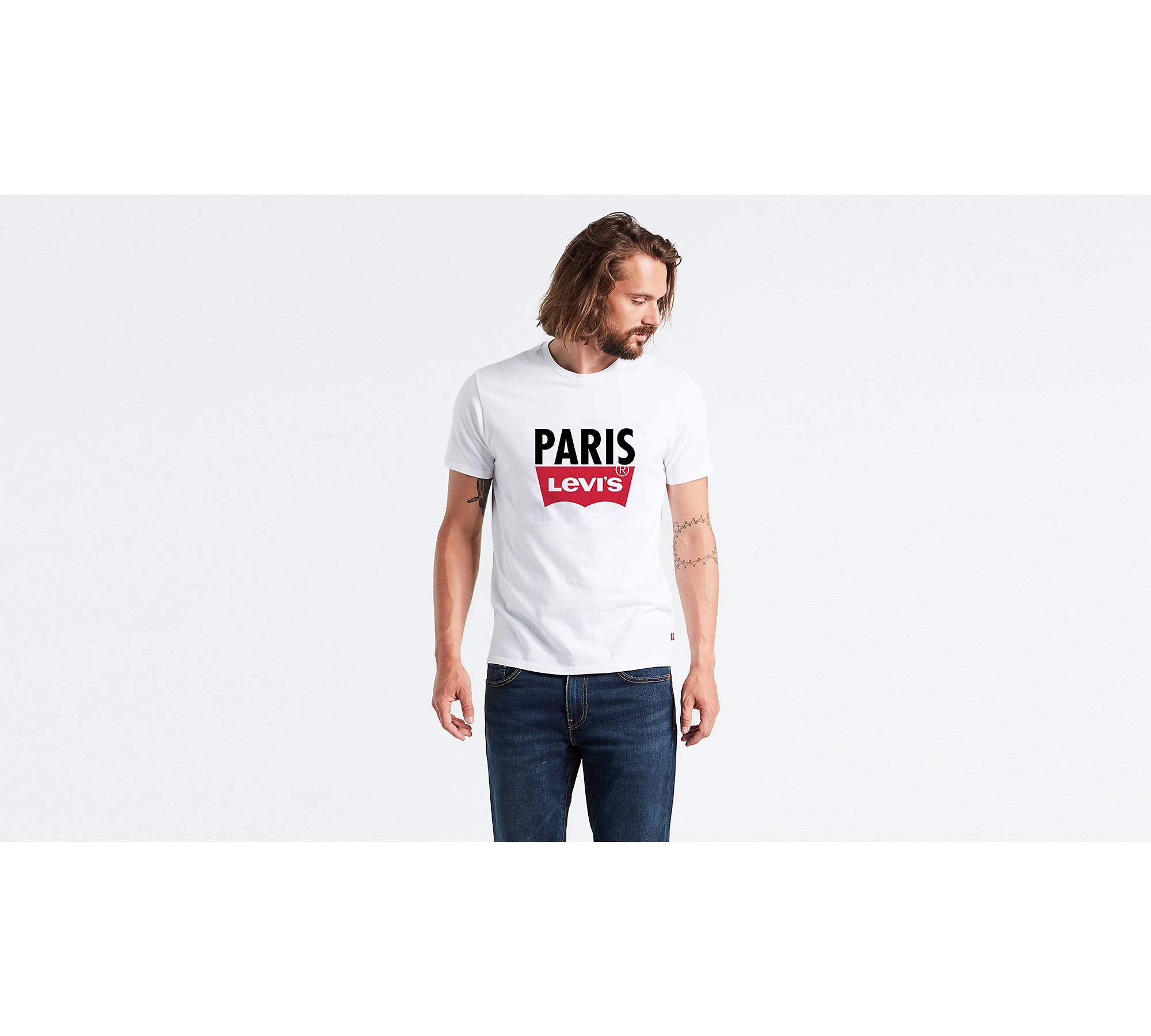 T-shirt Parijs - Wit | Levi's® NL