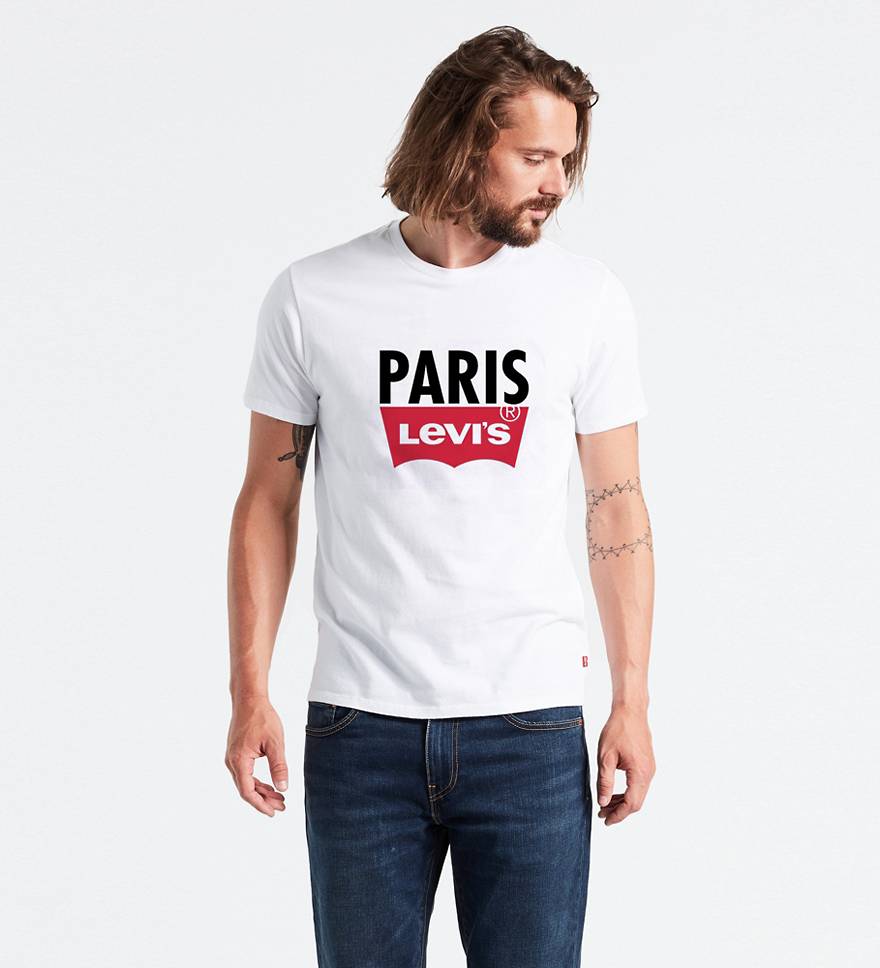 Destination Tee Paris - White | Levi's® NL