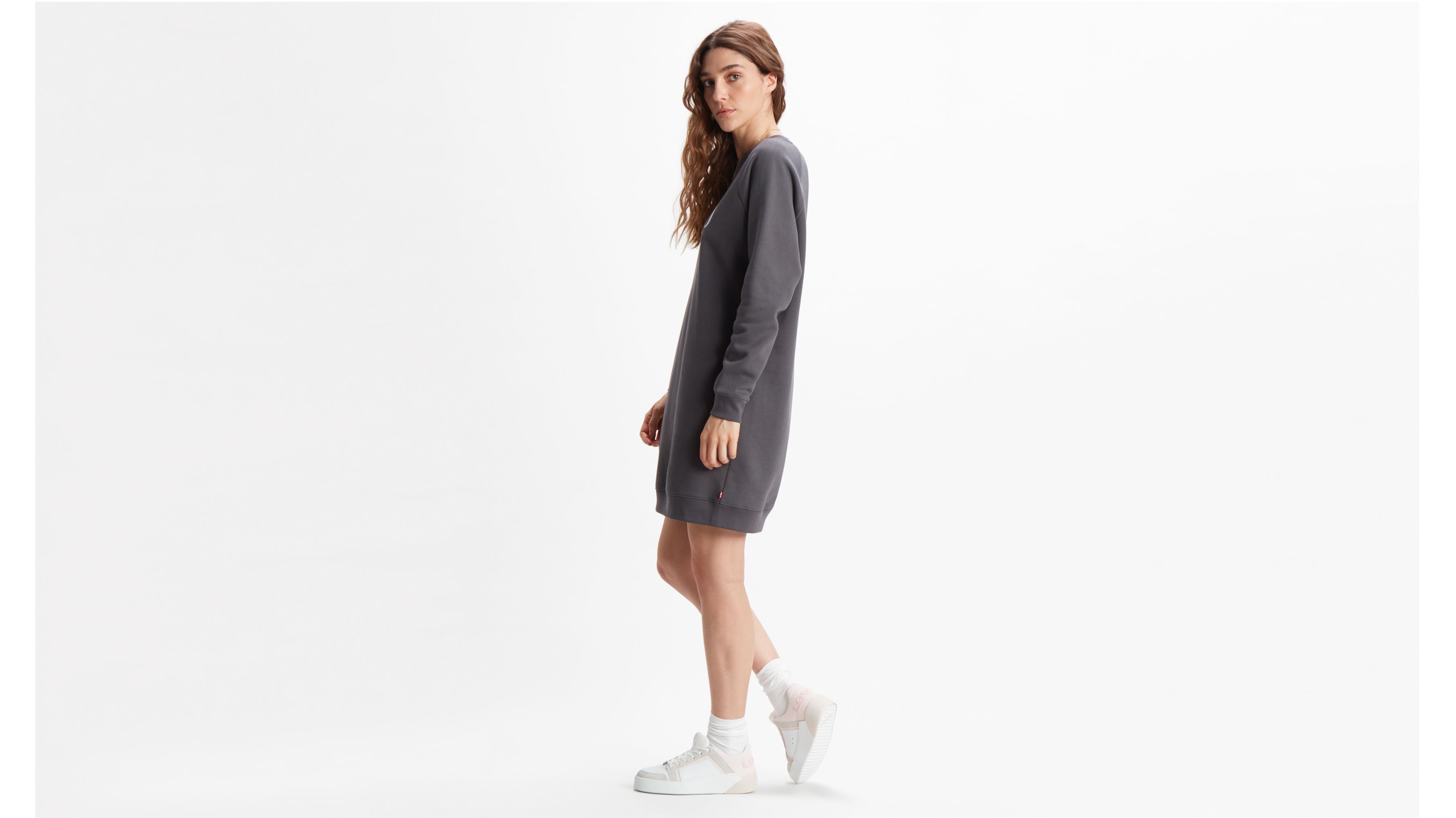 levi's sweatshirt dress