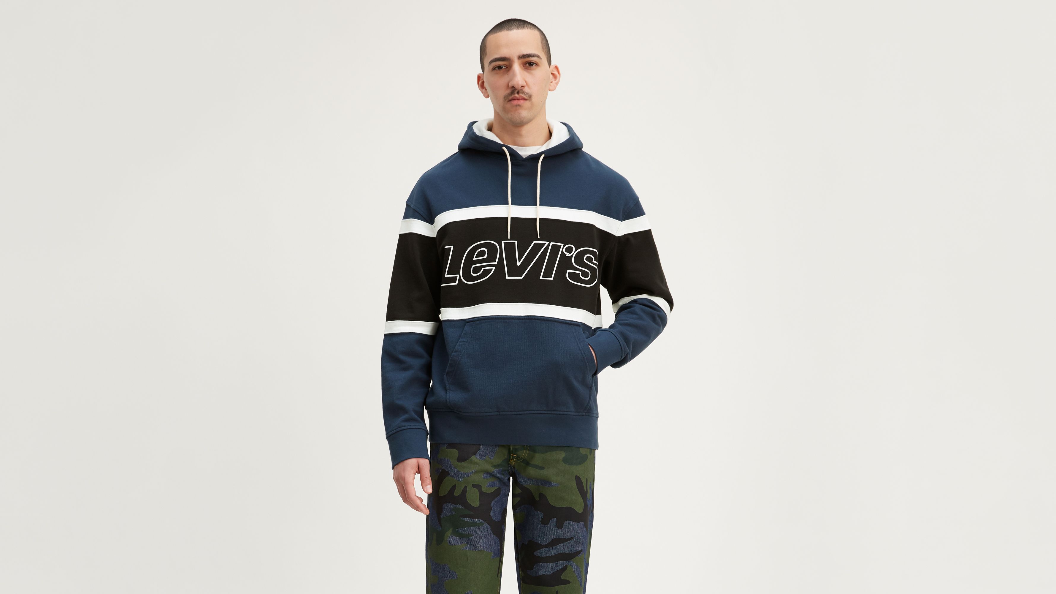 Levis multi coloured discount hoodie