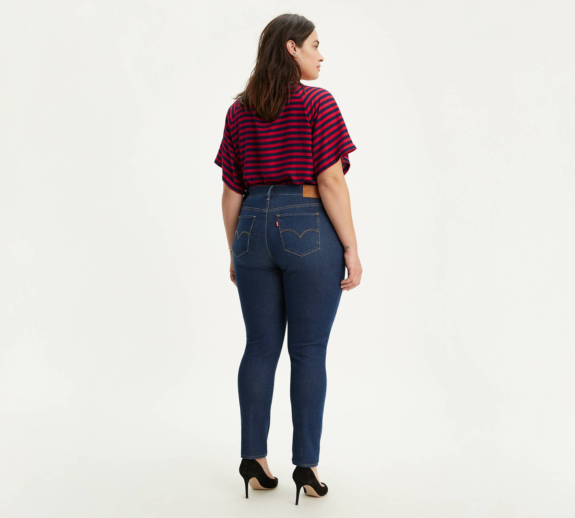721 High Rise Skinny Jean (plus Size) - Blue | Levi's® CA